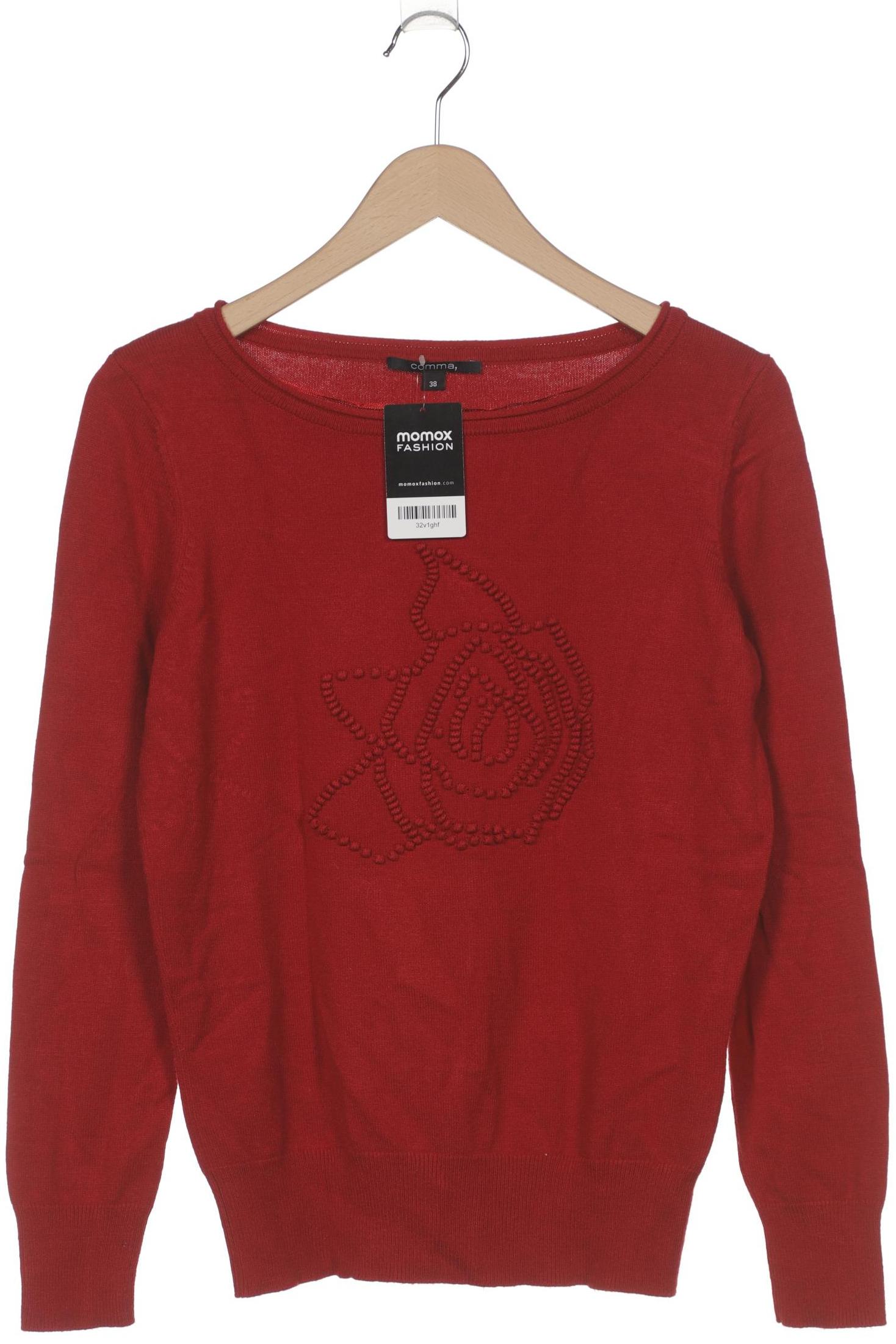 

Comma Damen Pullover, rot, Gr. 38