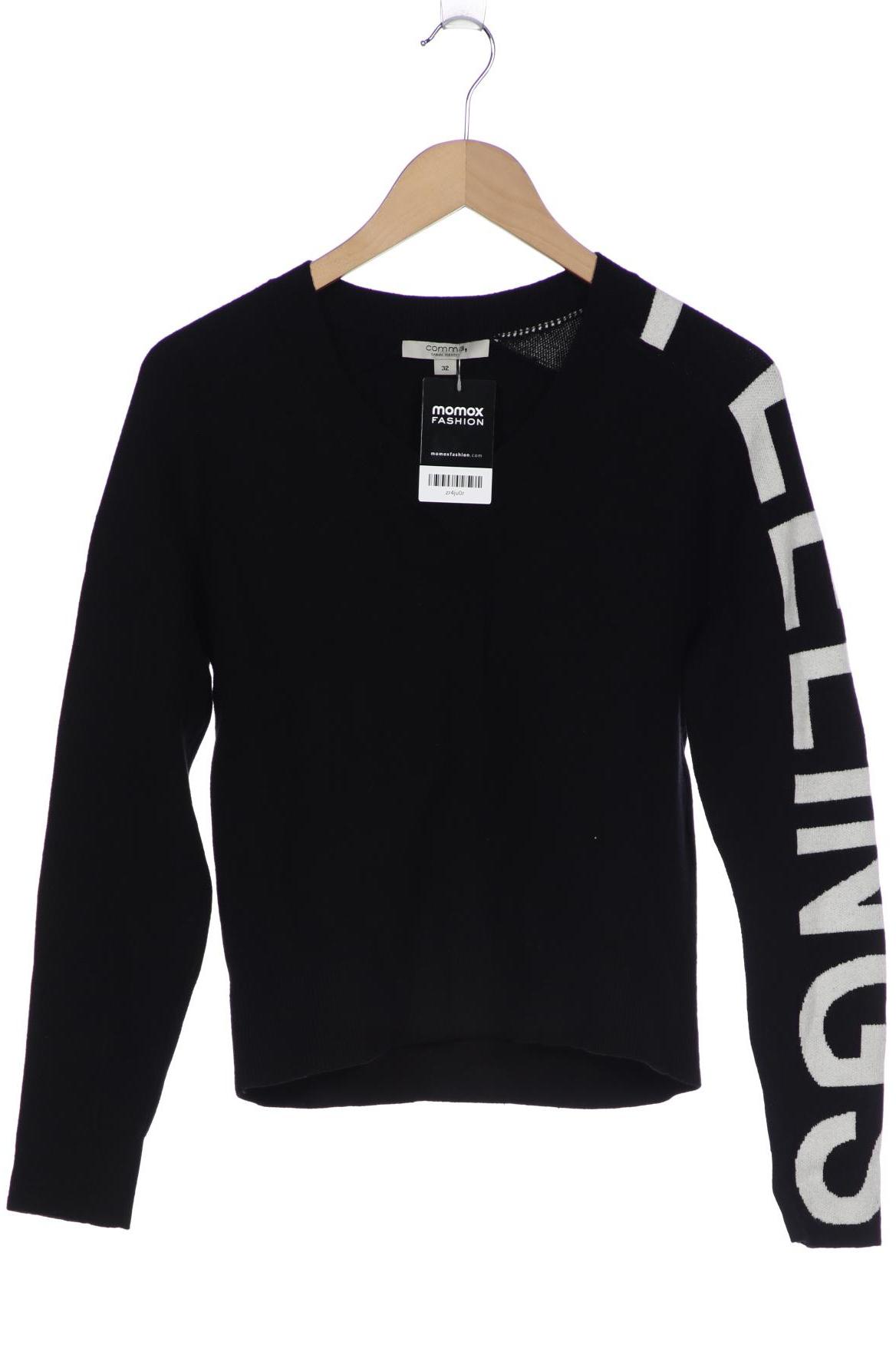 

Comma Damen Pullover, schwarz, Gr. 32