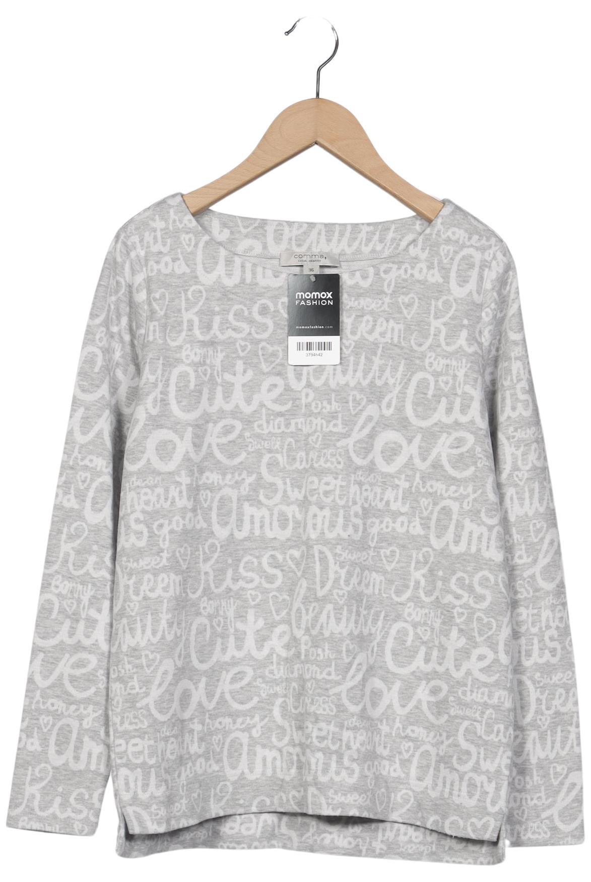 

Comma Damen Pullover, grau, Gr. 36