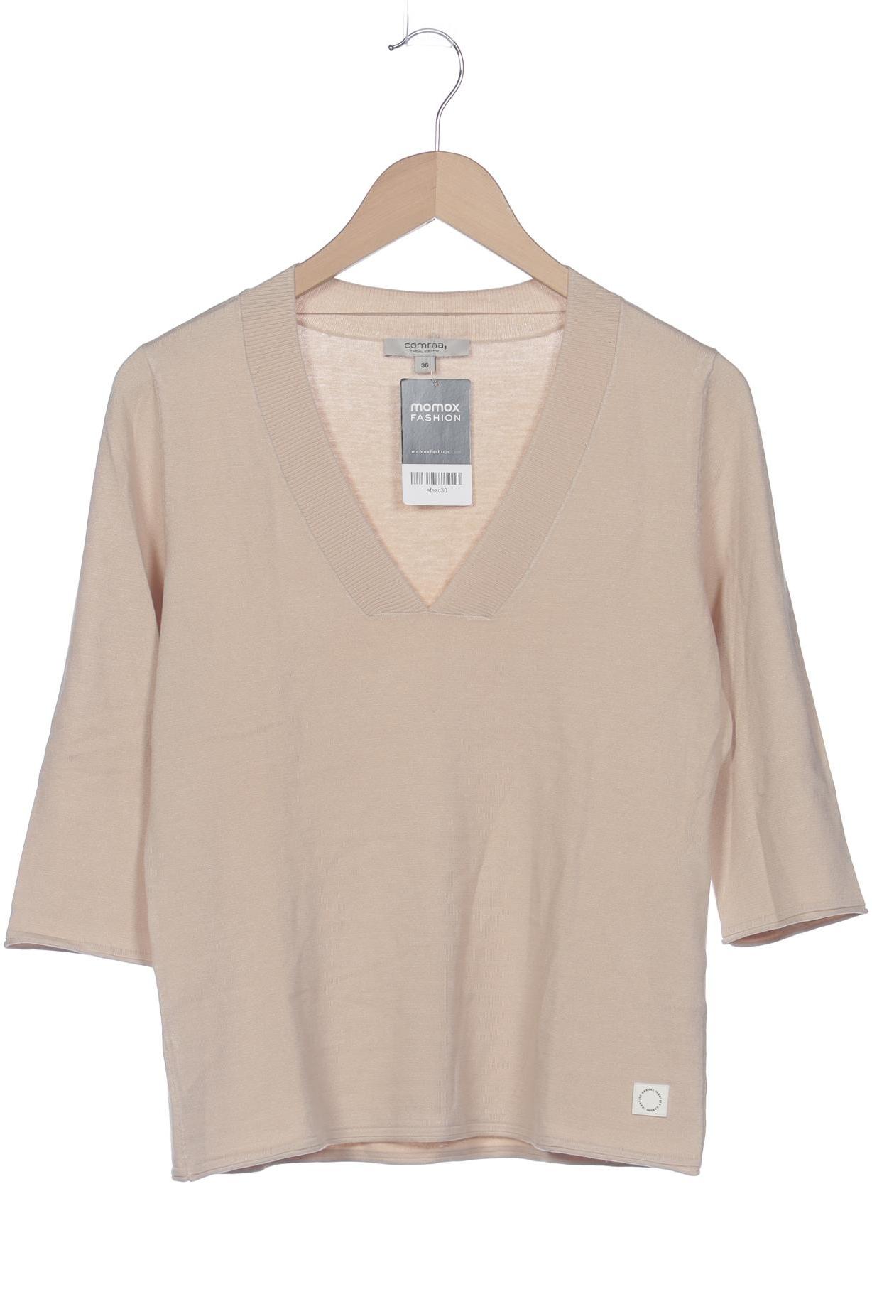 

Comma Damen Pullover, beige, Gr. 36