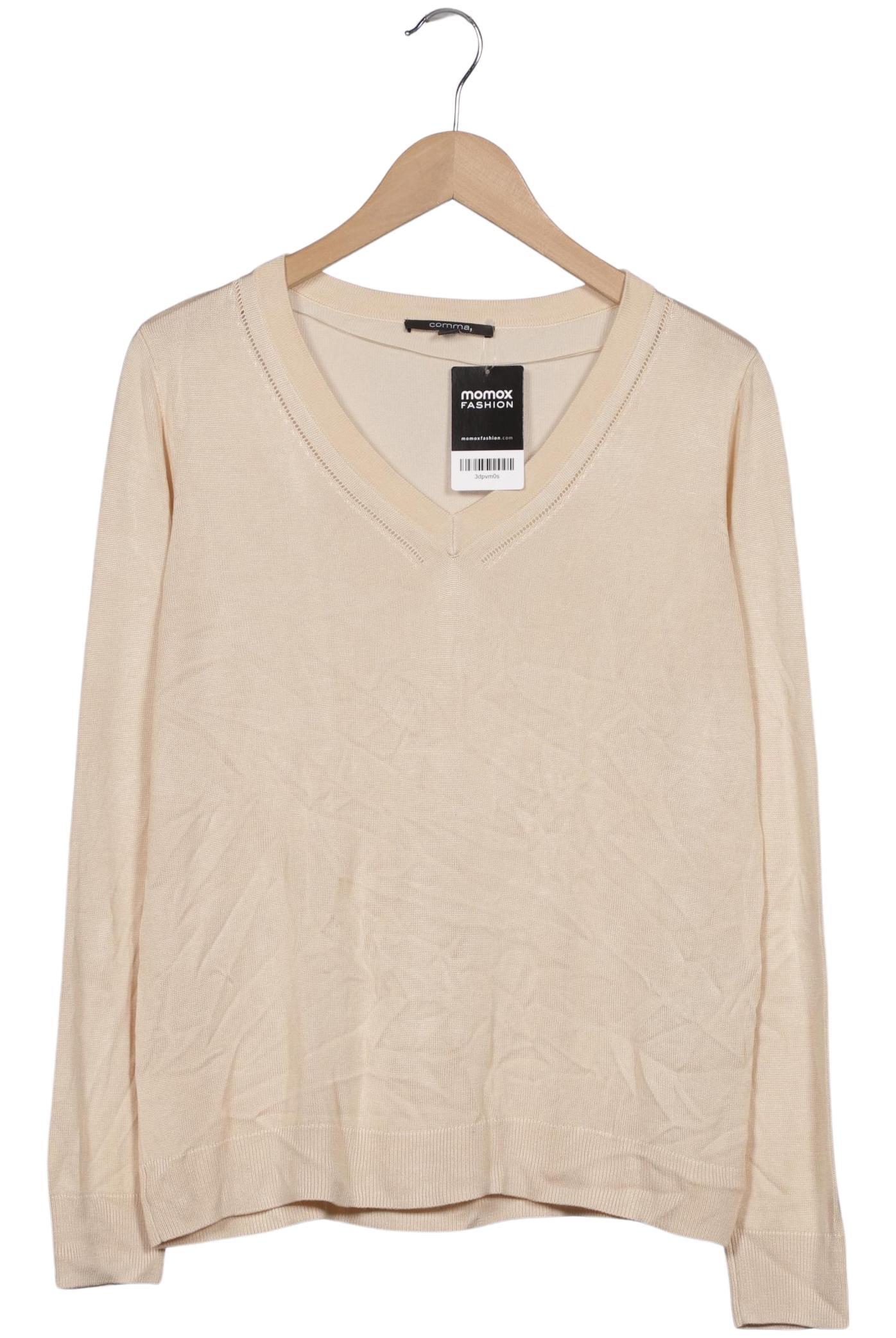 

Comma Damen Pullover, beige, Gr. 40