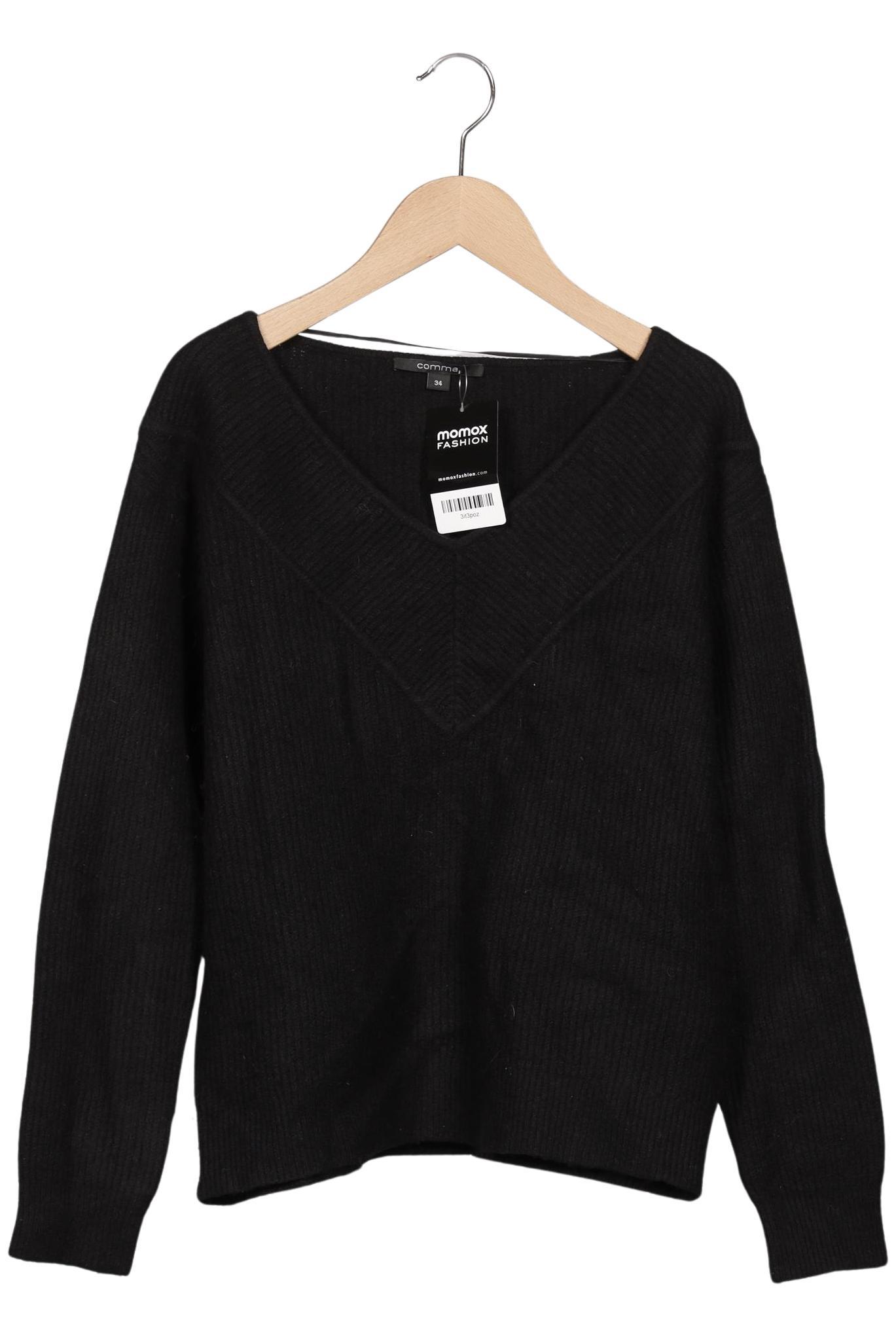 

Comma Damen Pullover, schwarz, Gr. 34