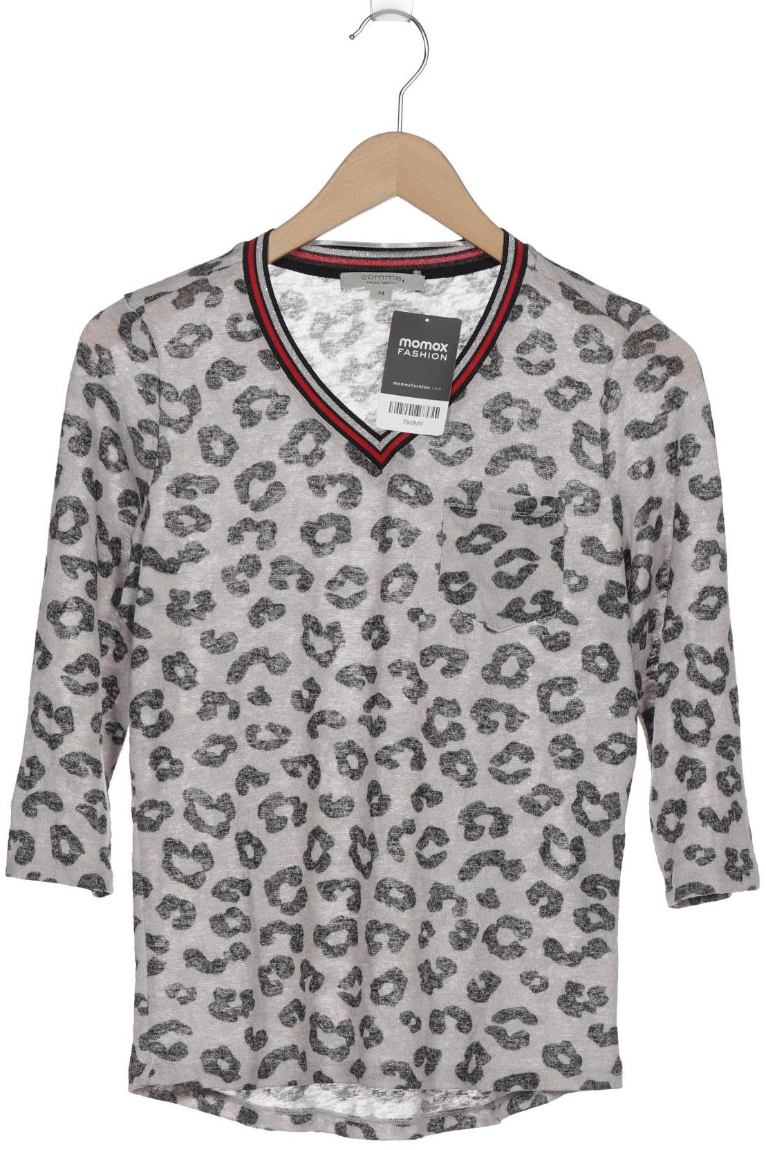 

Comma Damen Pullover, grau