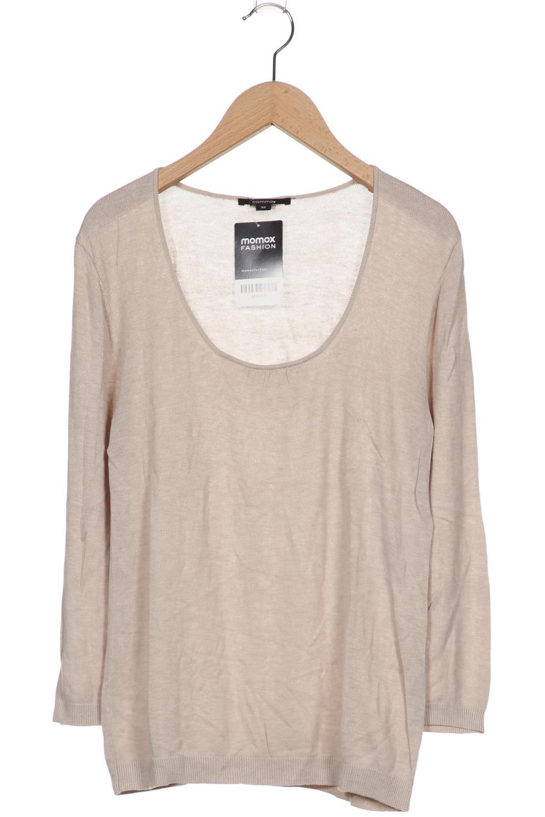 

Comma Damen Pullover, beige, Gr. 36