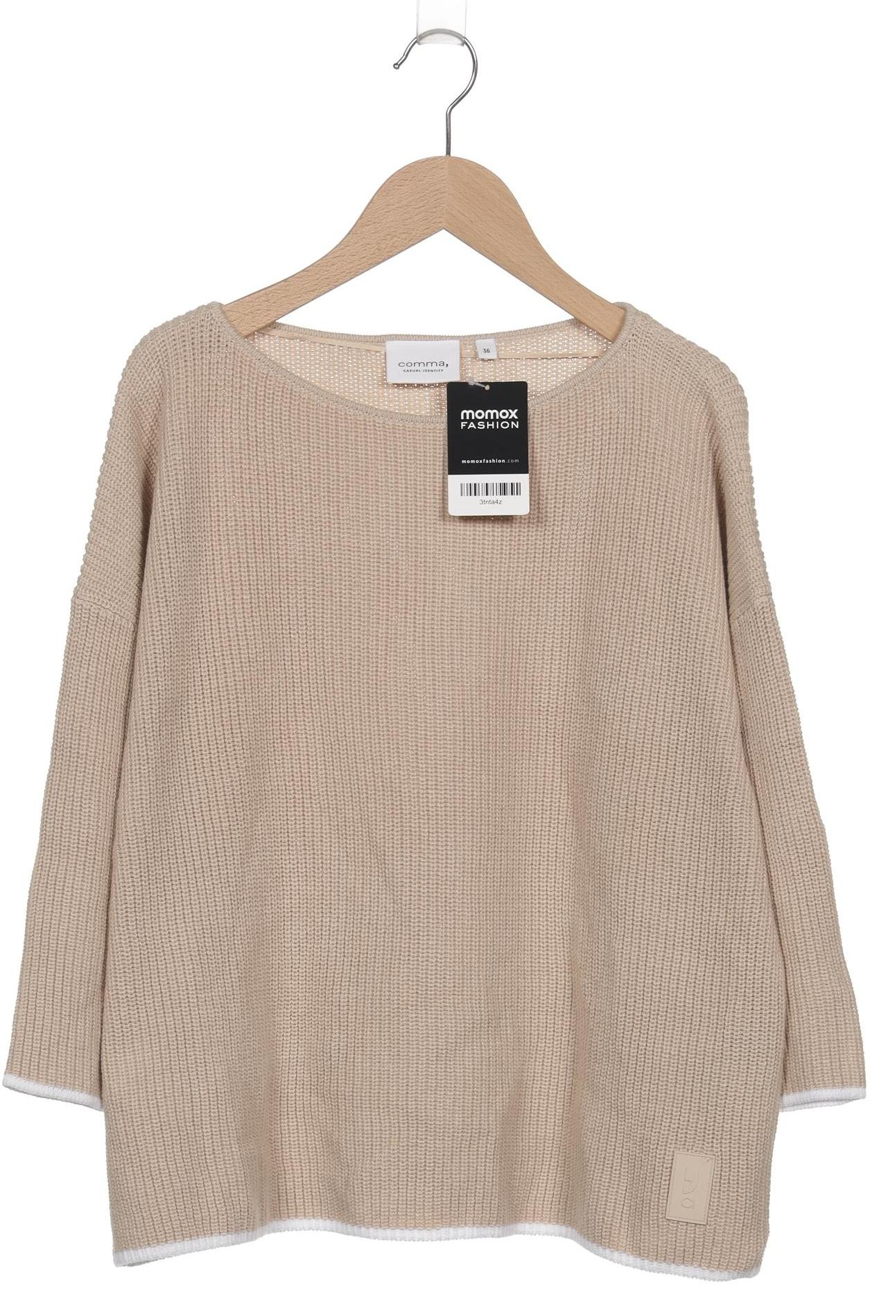 

Comma Damen Pullover, beige, Gr. 36