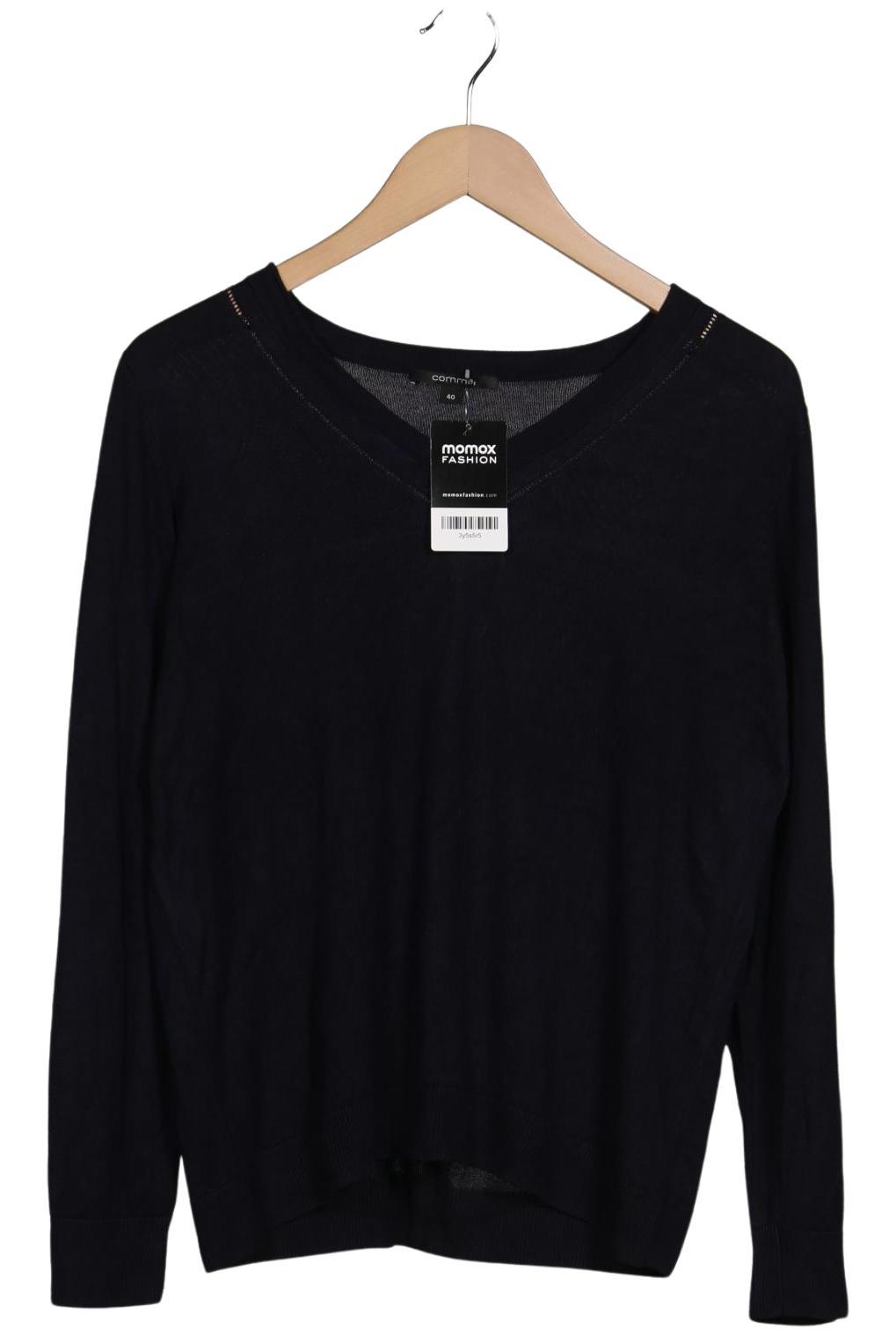 

Comma Damen Pullover, marineblau, Gr. 40