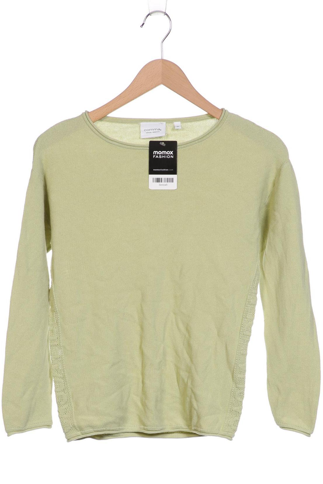 

Comma Damen Pullover, hellgrün, Gr. 34