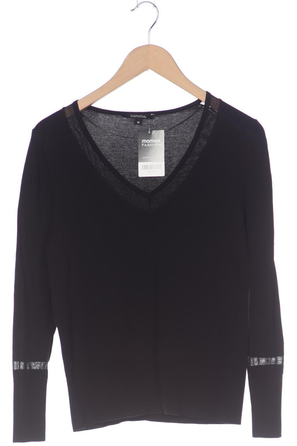 

Comma Damen Pullover, schwarz, Gr. 36