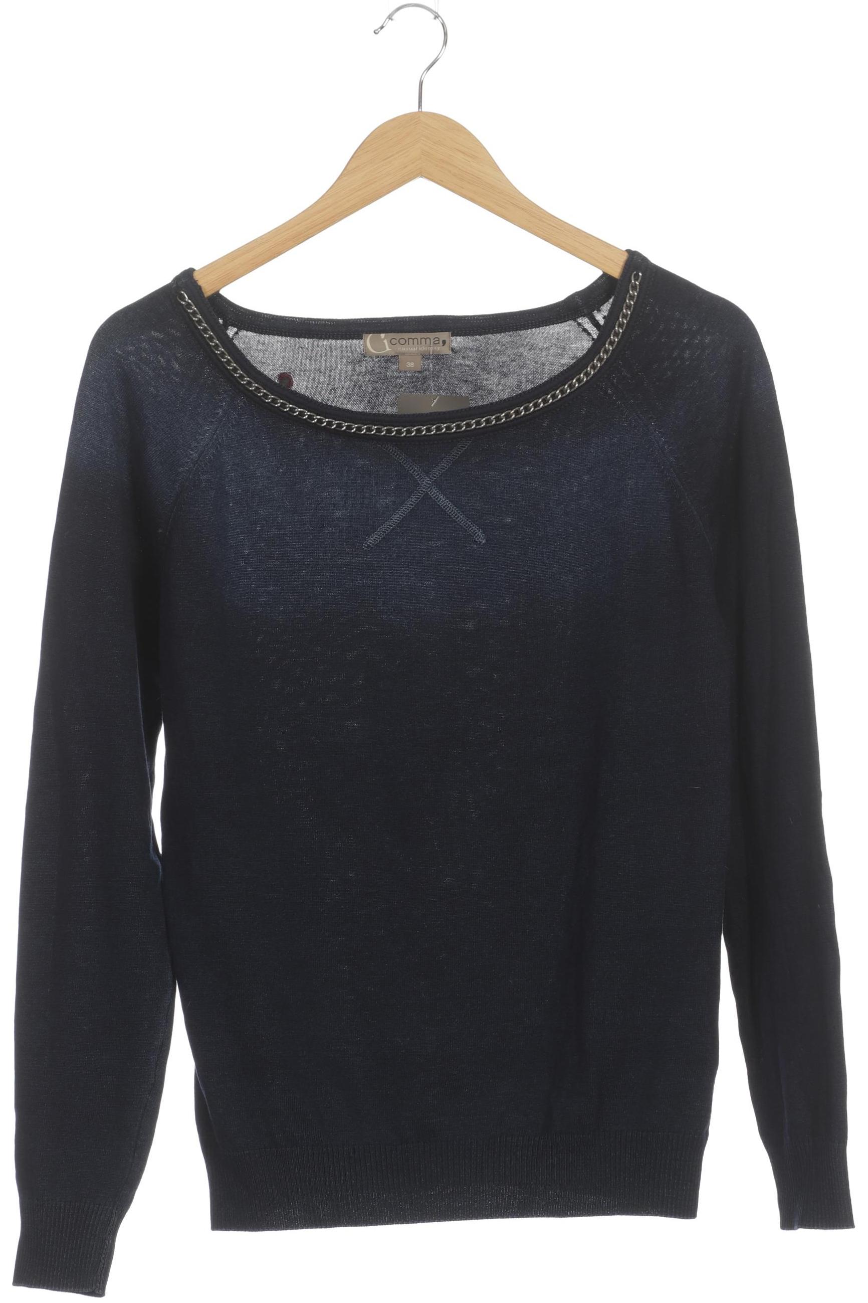 

Comma Damen Pullover, blau, Gr. 38