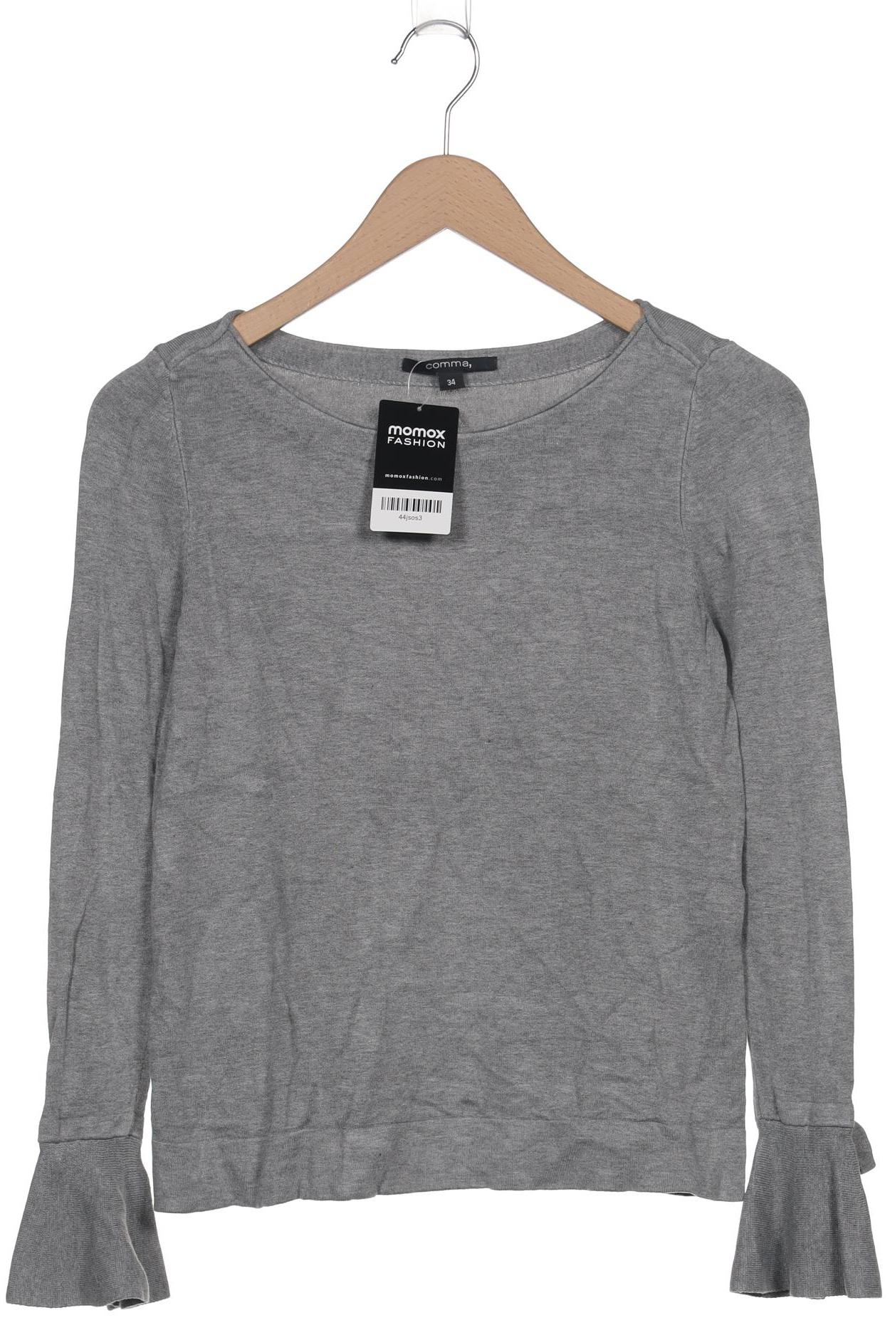 

Comma Damen Pullover, grau, Gr. 34