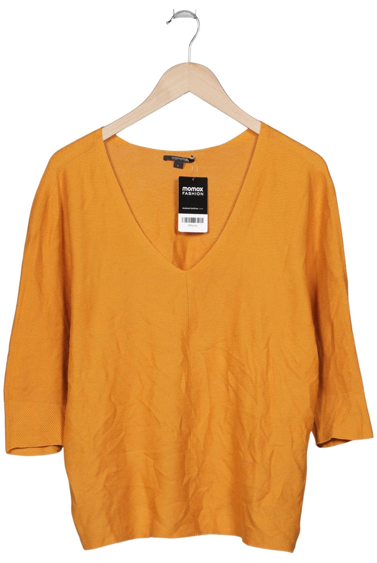 

Comma Damen Pullover, orange, Gr. 42