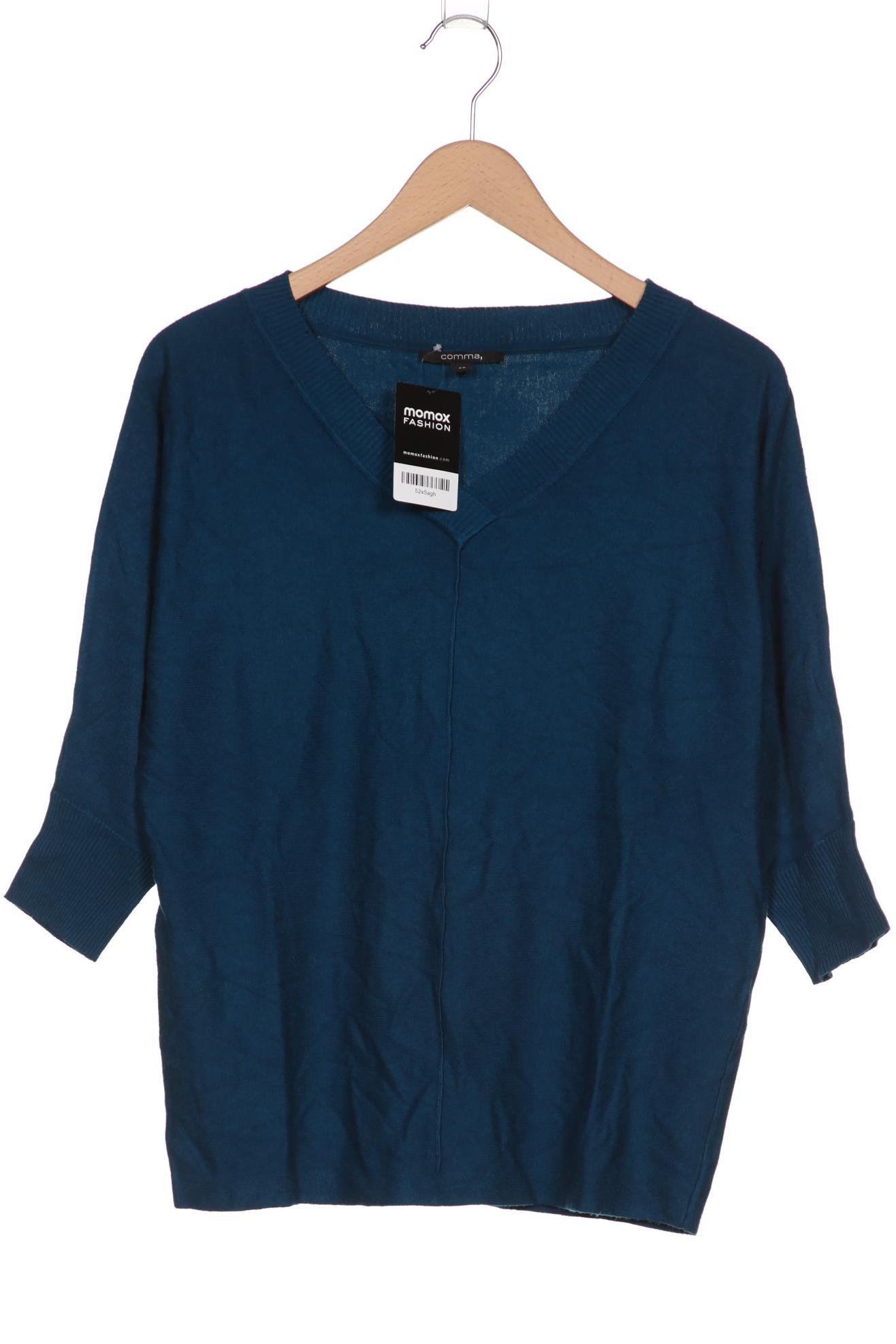 

Comma Damen Pullover, blau, Gr. 36