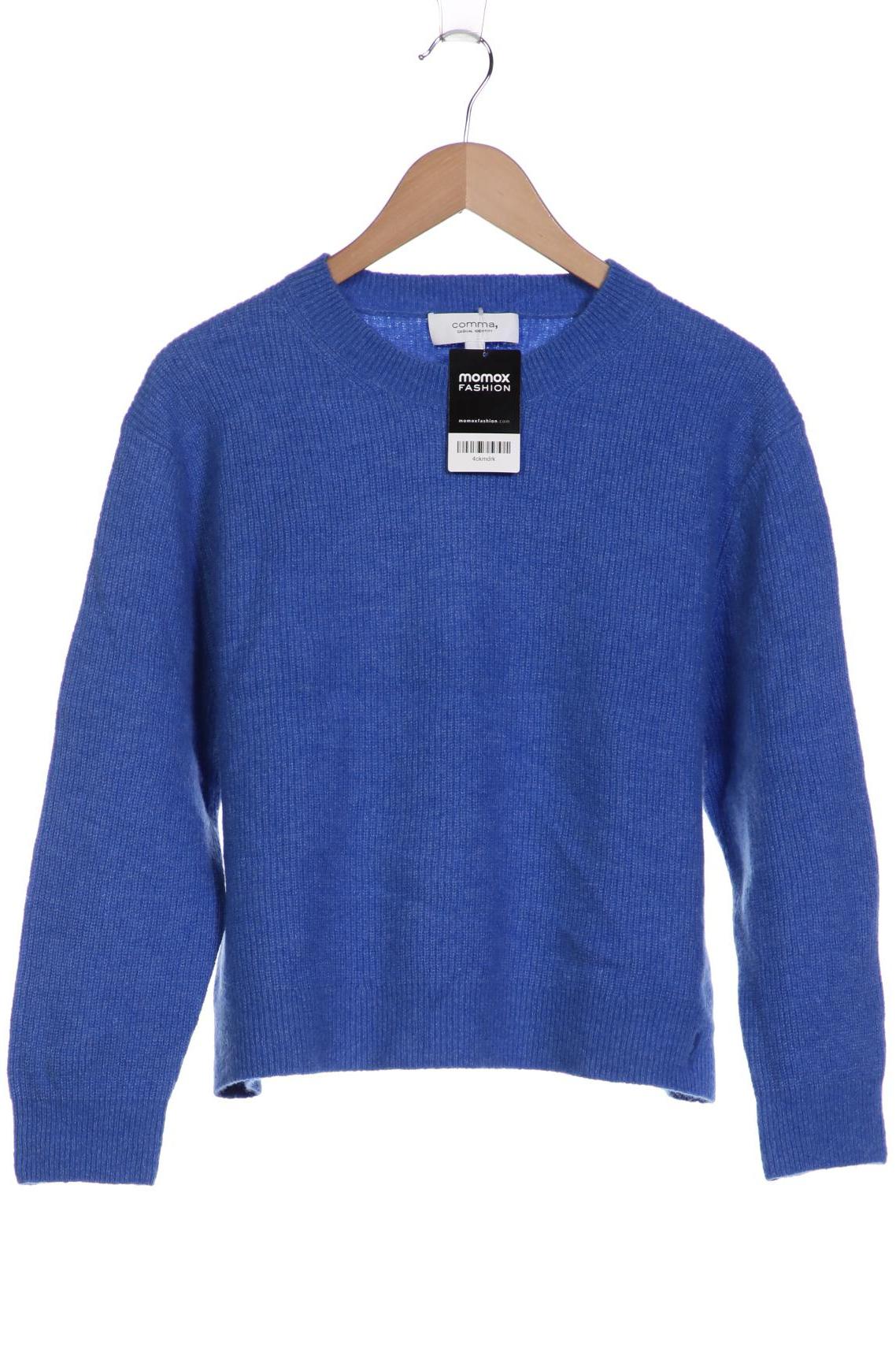 

Comma Damen Pullover, blau, Gr. 40
