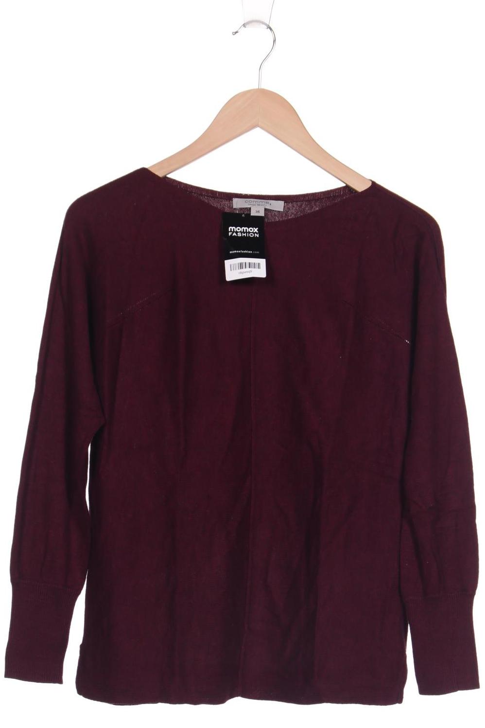 

Comma Damen Pullover, bordeaux, Gr. 34
