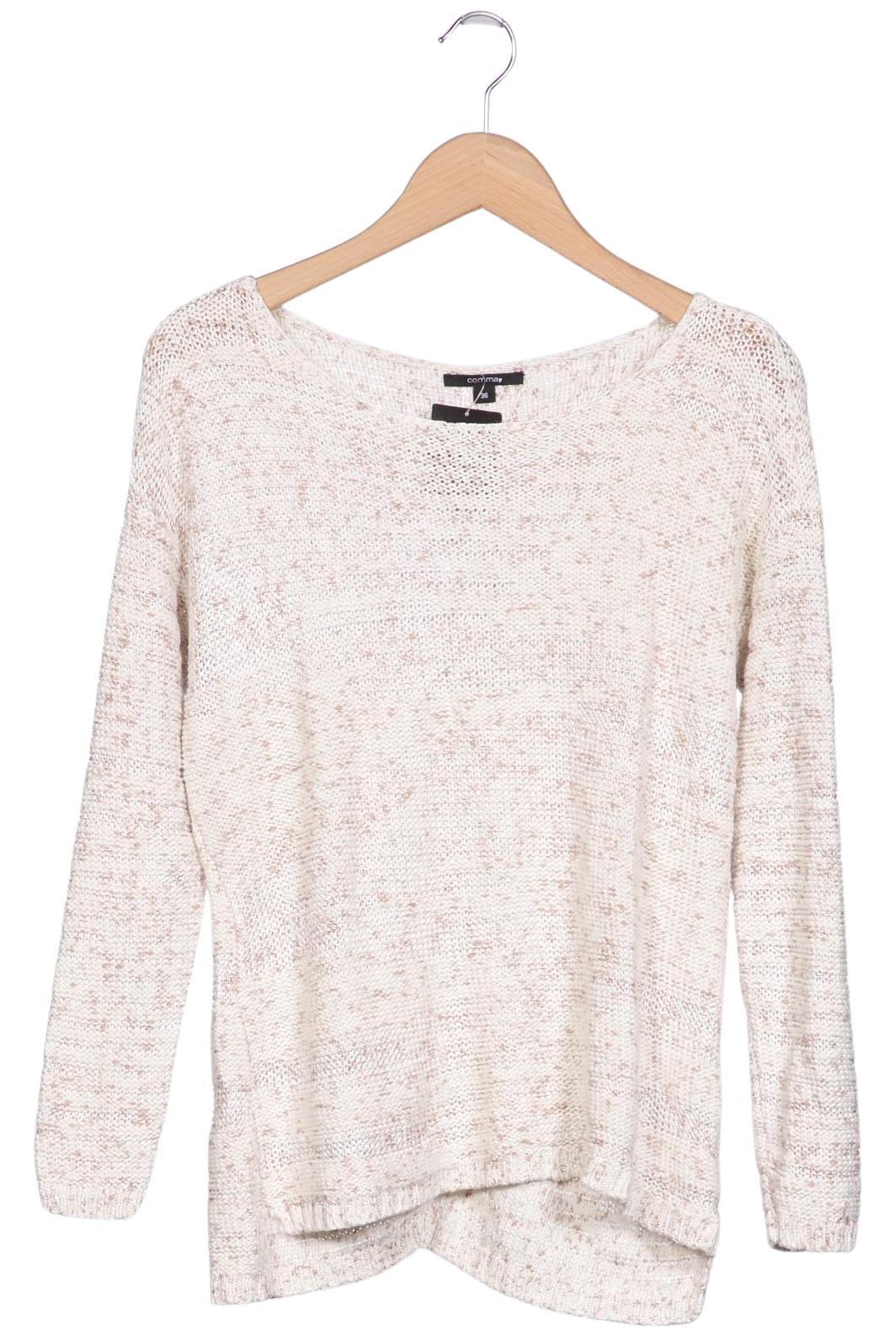 

Comma Damen Pullover, cremeweiß, Gr. 36