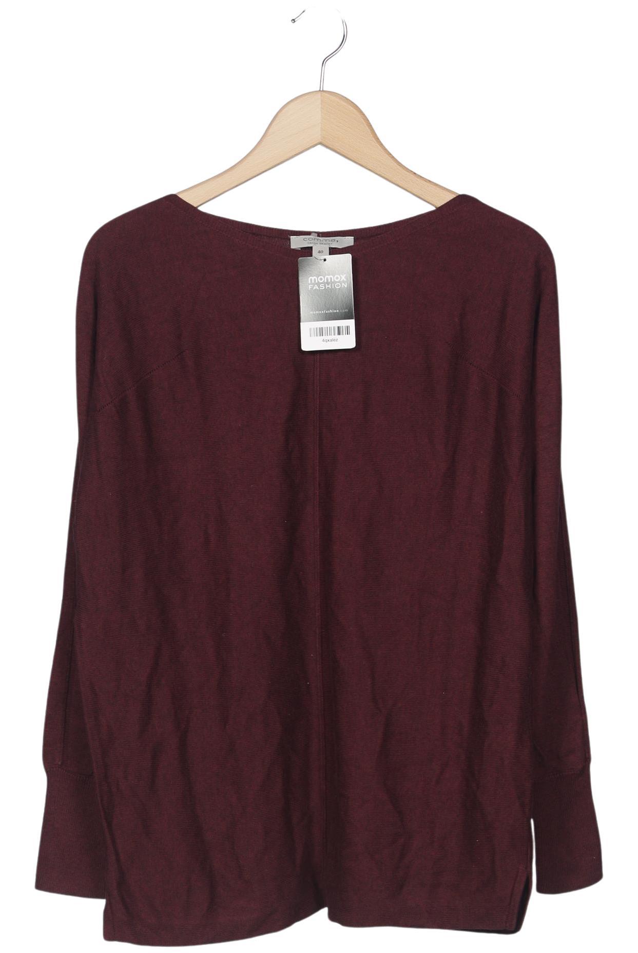 

Comma Damen Pullover, bordeaux, Gr. 40