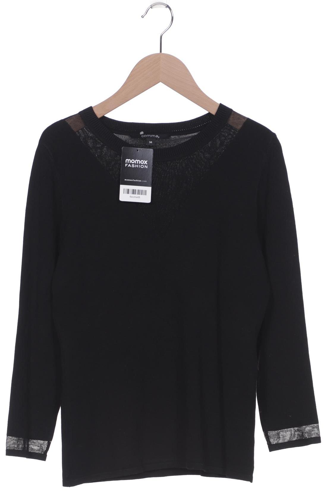 

Comma Damen Pullover, schwarz