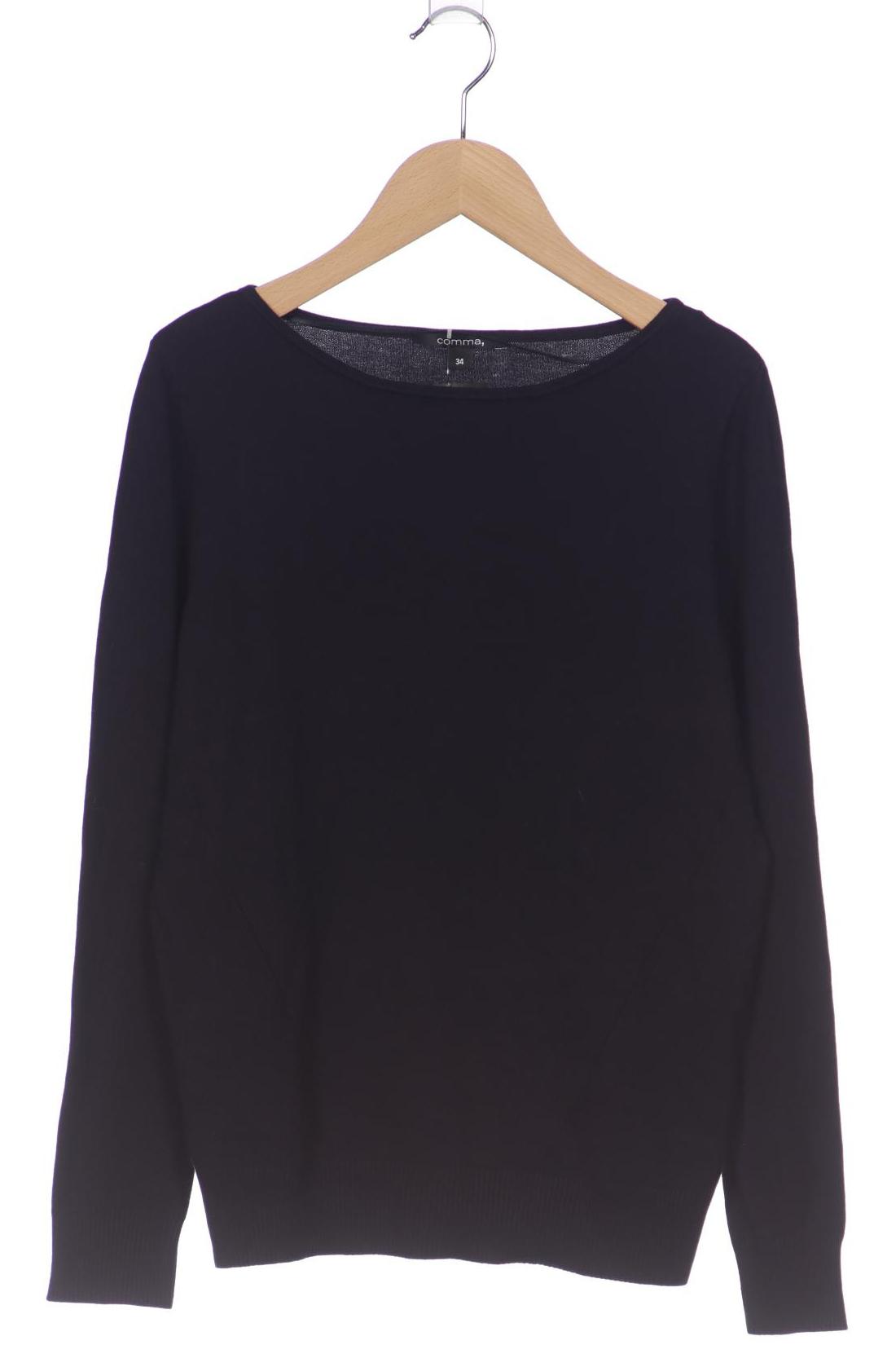 

Comma Damen Pullover, marineblau, Gr. 34