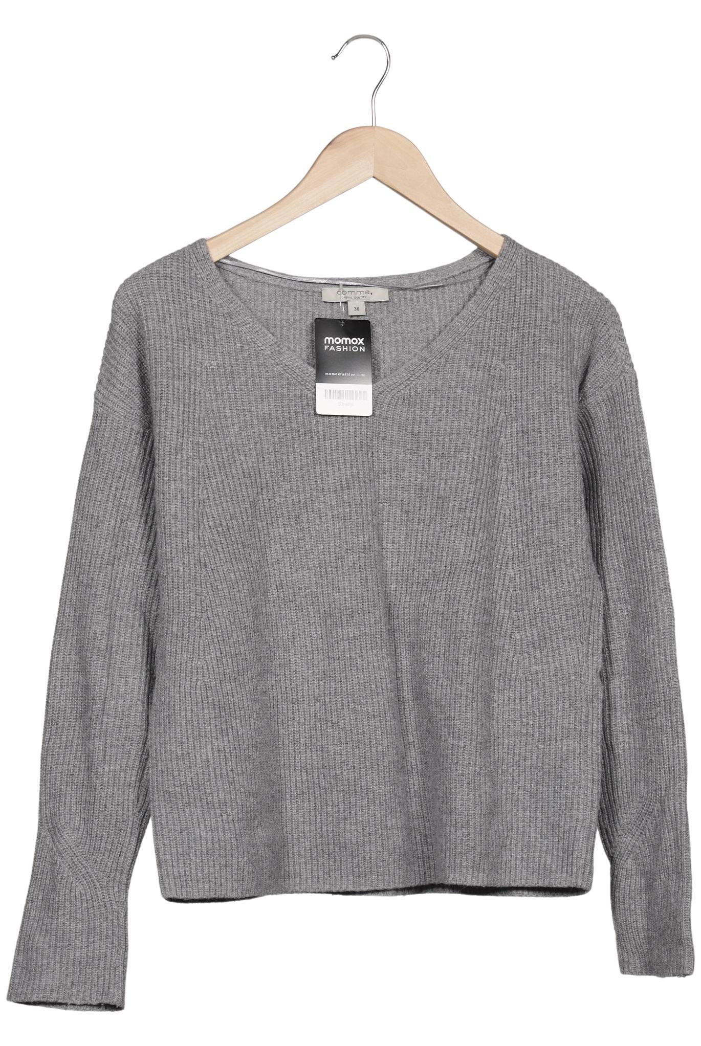 

Comma Damen Pullover, grau, Gr. 36