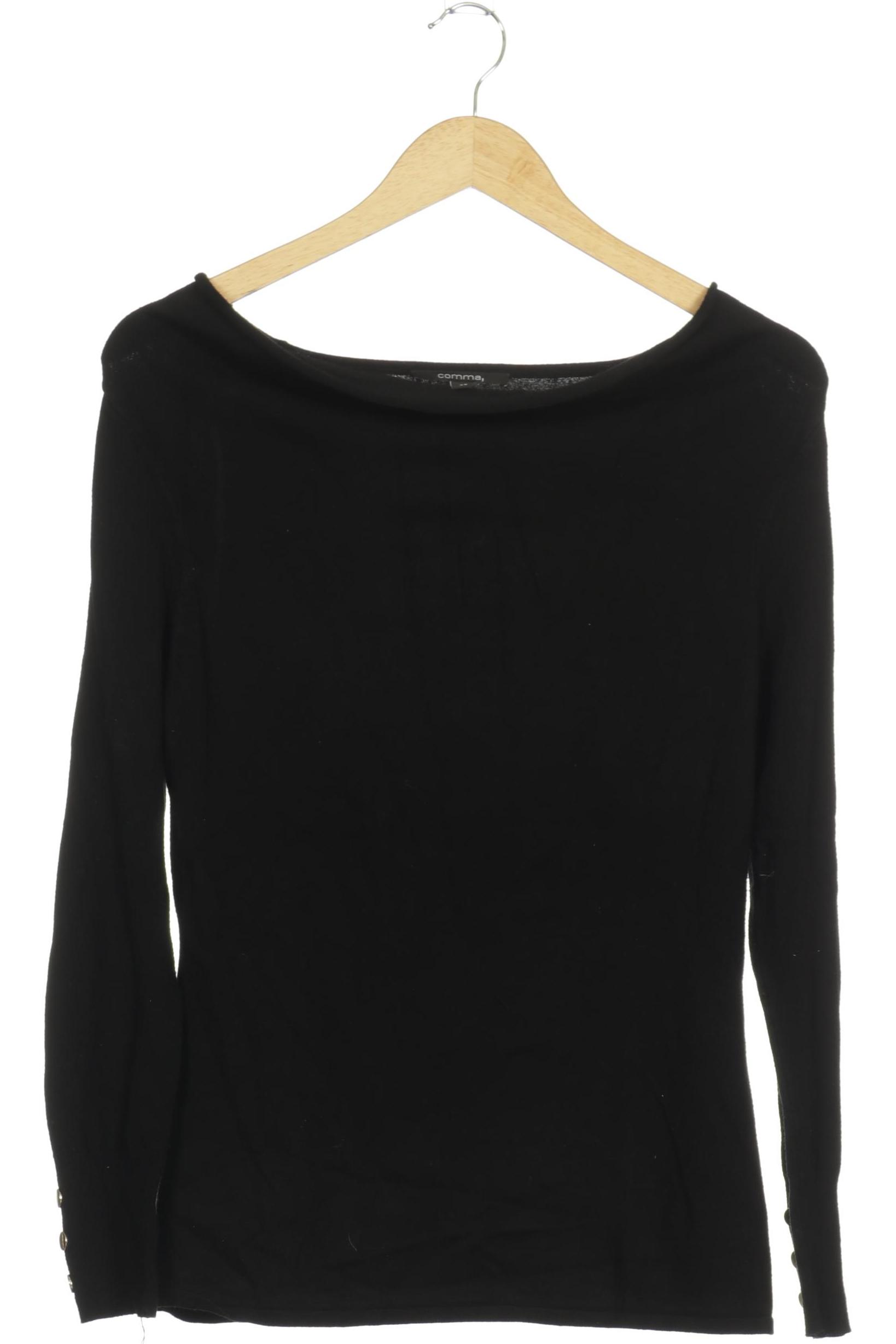 

Comma Damen Pullover, schwarz, Gr. 38