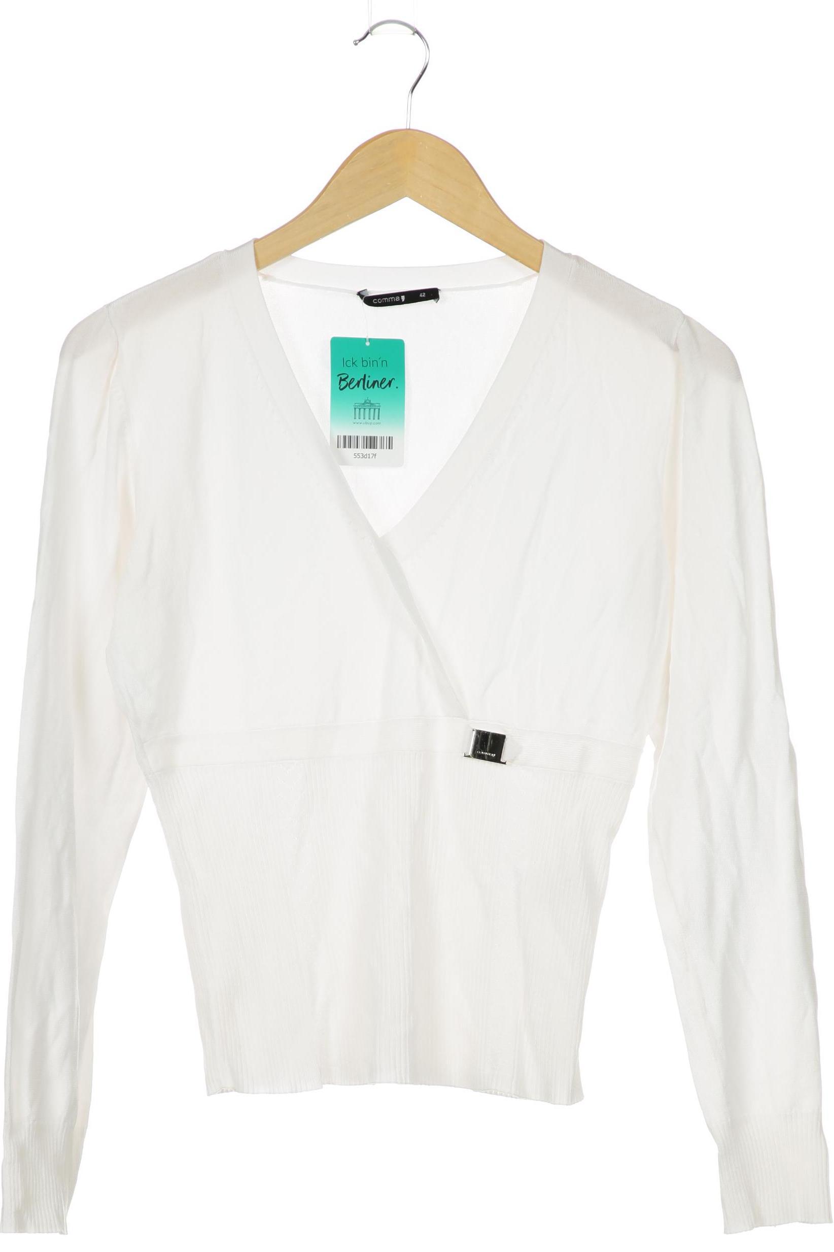 

Comma Damen Pullover, weiß, Gr. 42