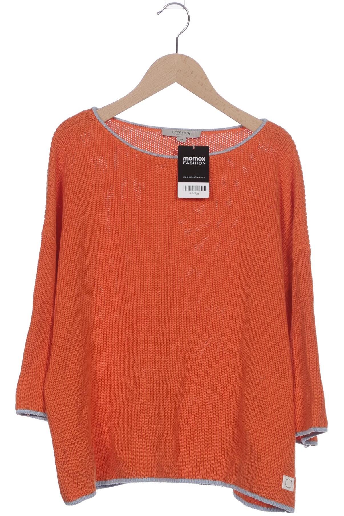 

Comma Damen Pullover, orange, Gr. 38