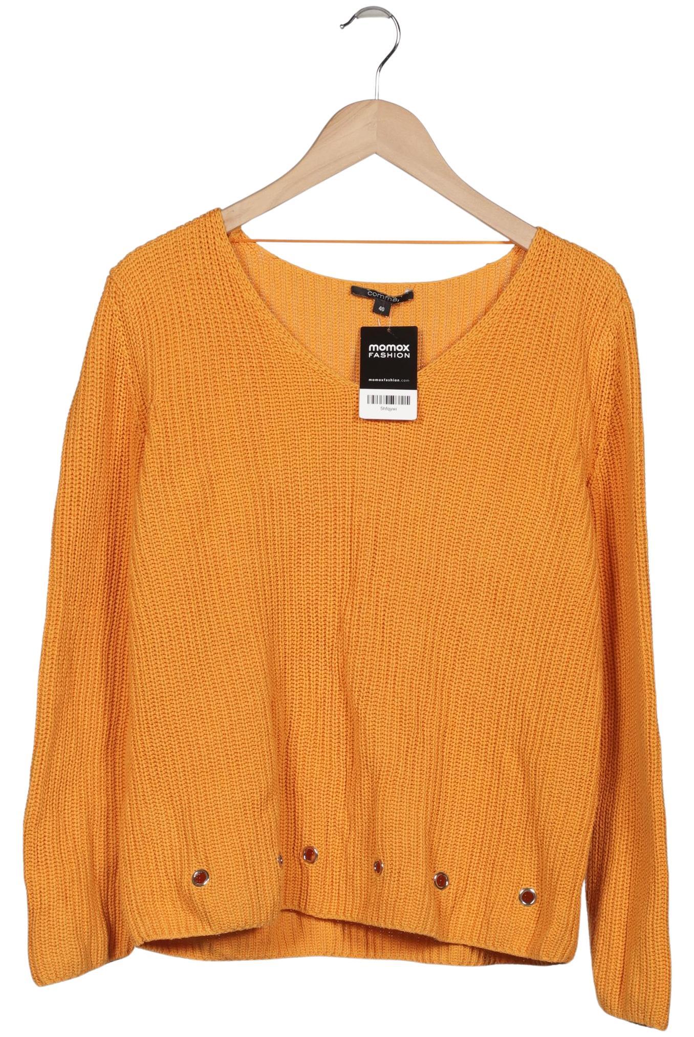

Comma Damen Pullover, orange, Gr. 40