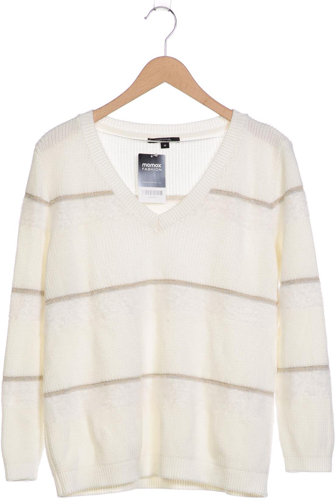 

Comma Damen Pullover, weiß, Gr. 38