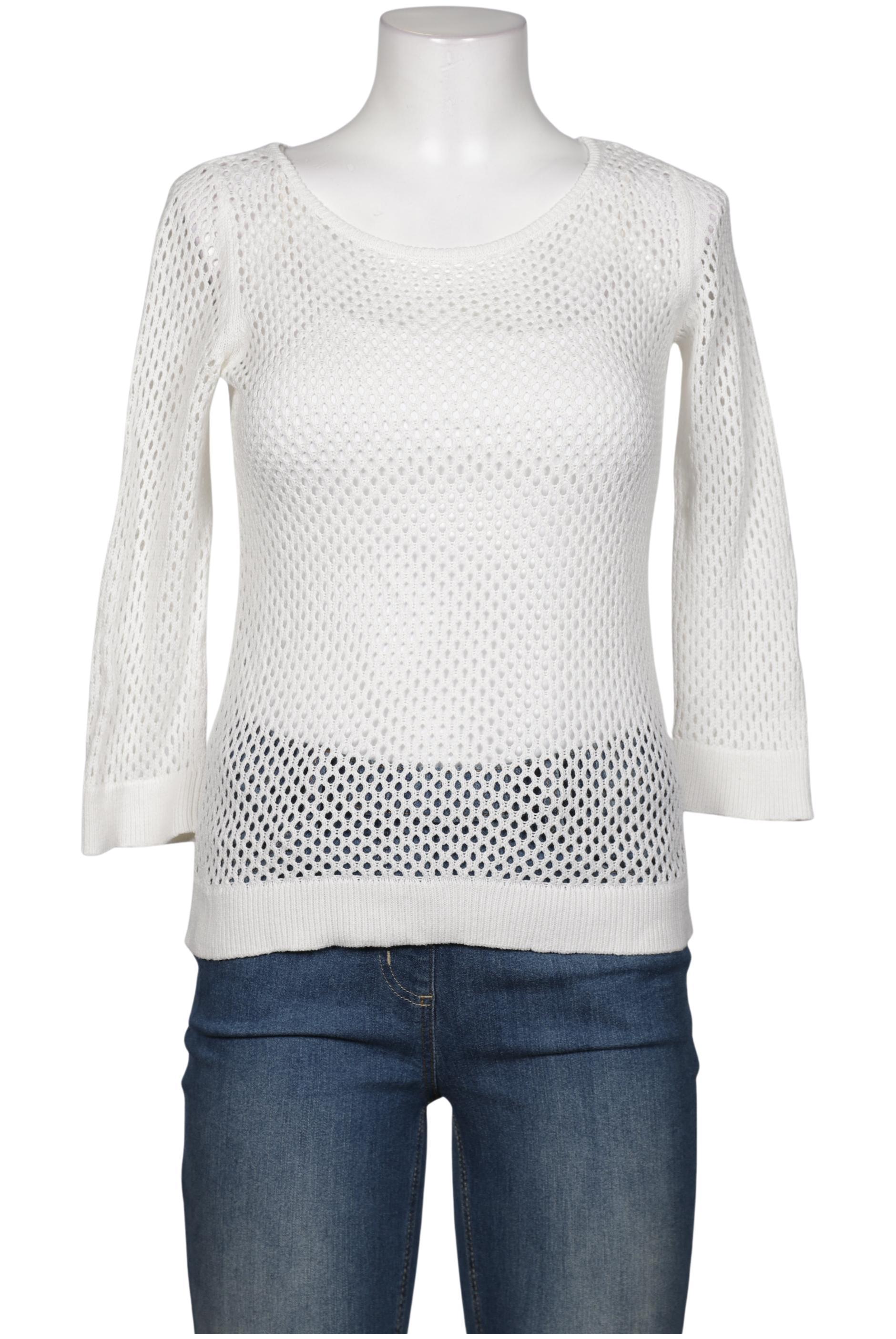 

Comma Damen Pullover, weiß, Gr. 36