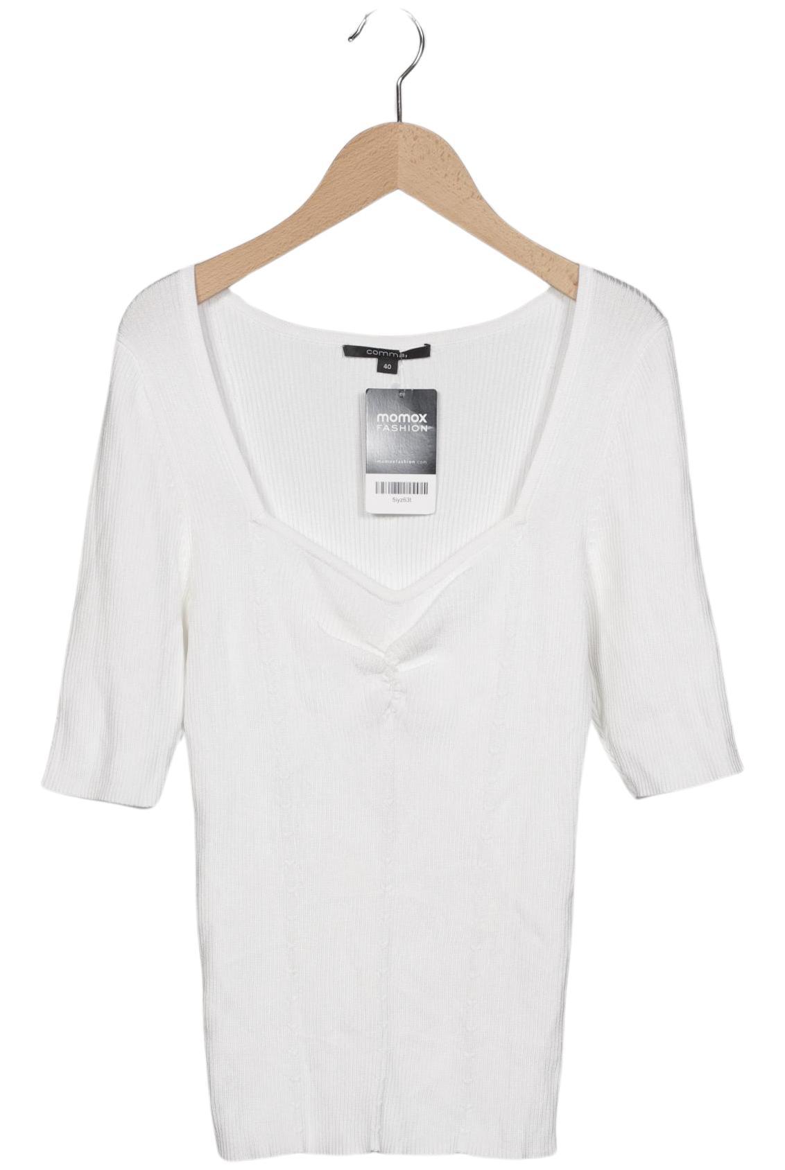 

Comma Damen Pullover, weiß, Gr. 40