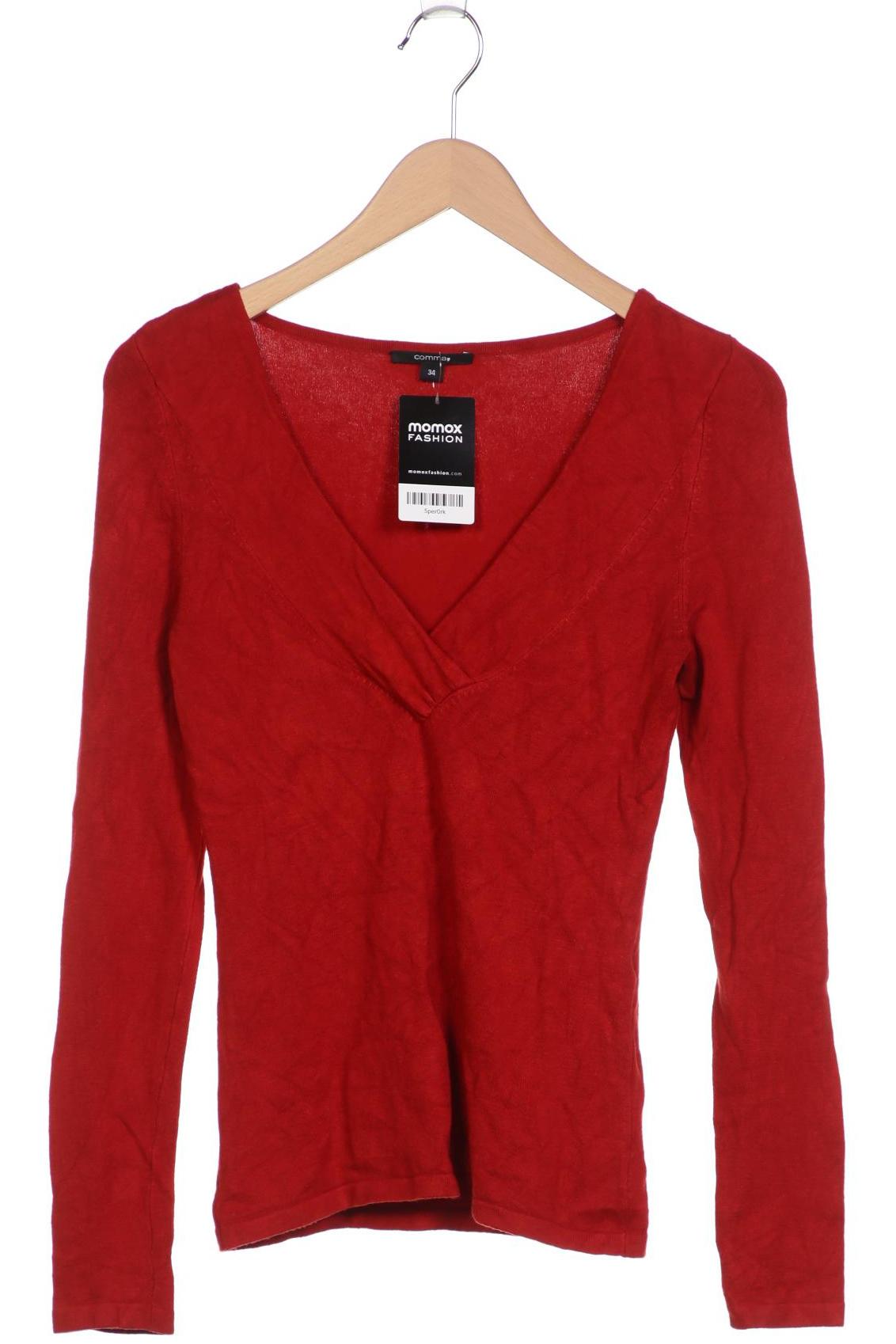 

Comma Damen Pullover, rot, Gr. 34