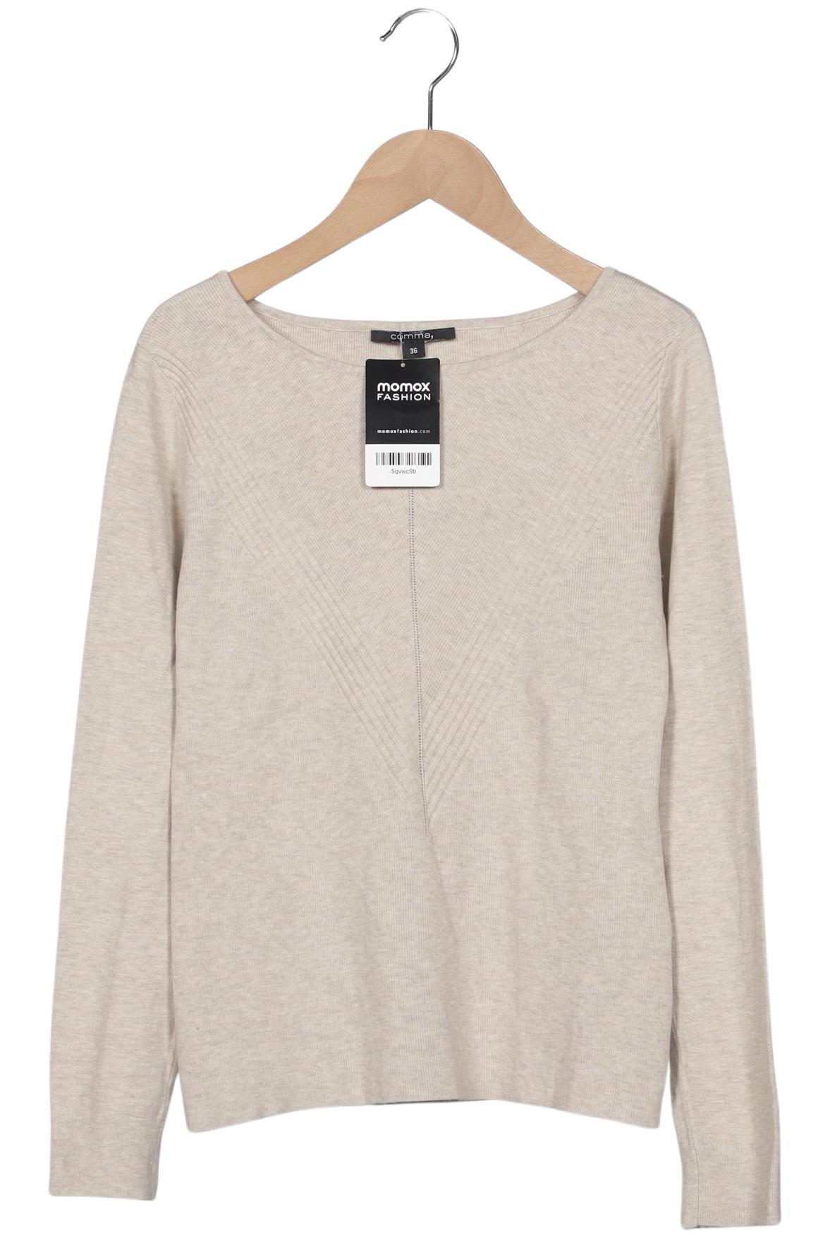 

Comma Damen Pullover, beige, Gr. 36