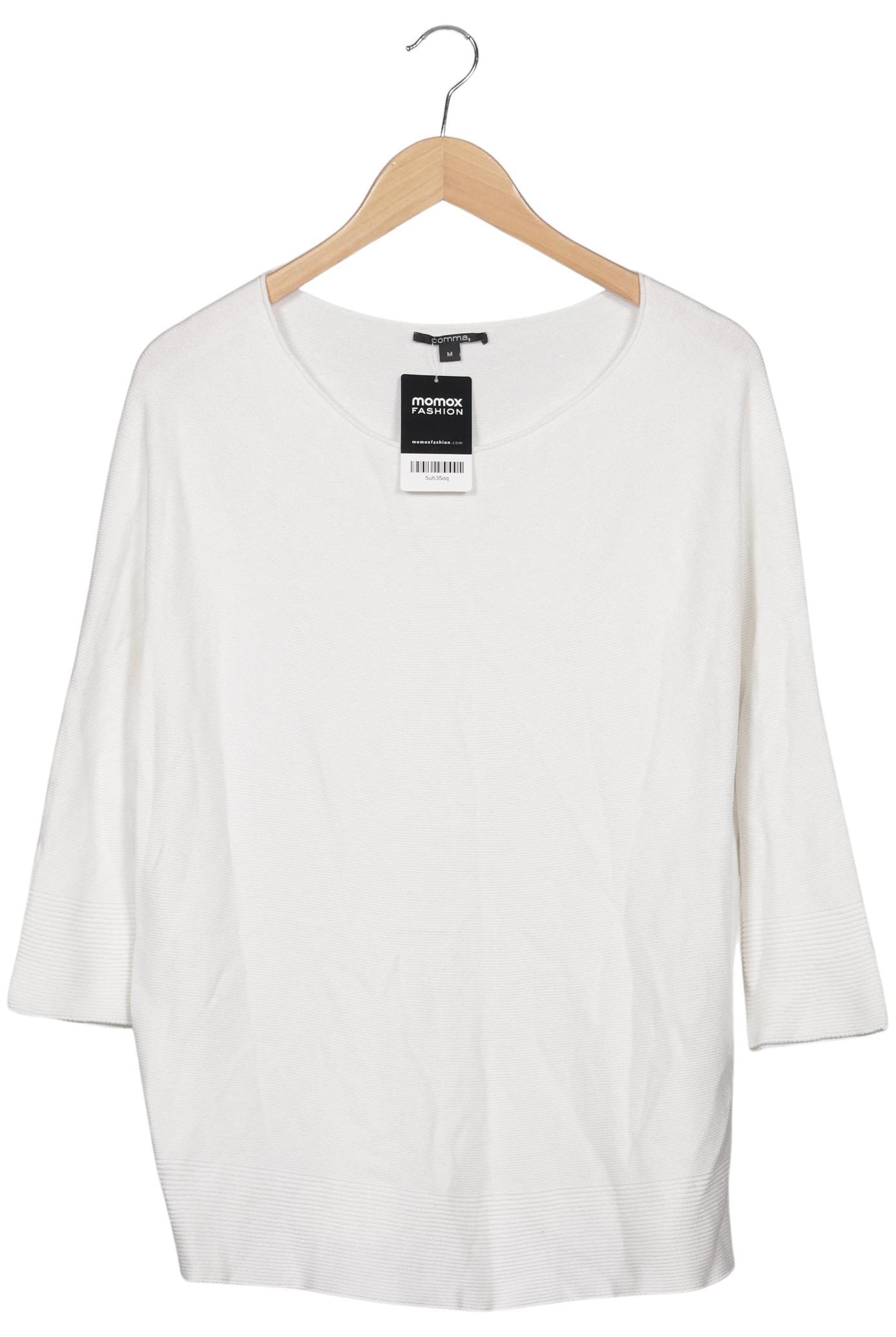 

Comma Damen Pullover, weiß, Gr. 38