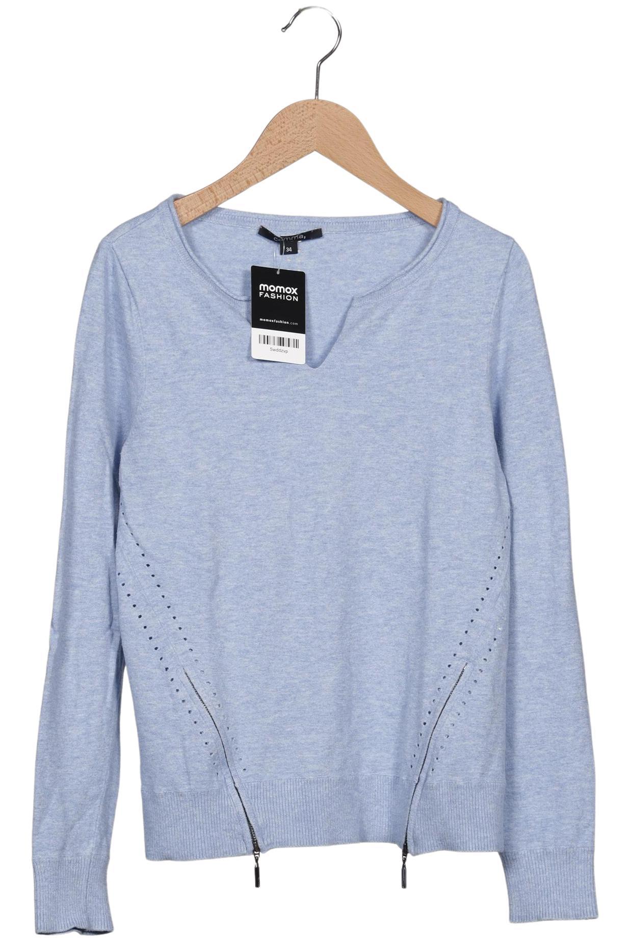 

Comma Damen Pullover, hellblau, Gr. 34