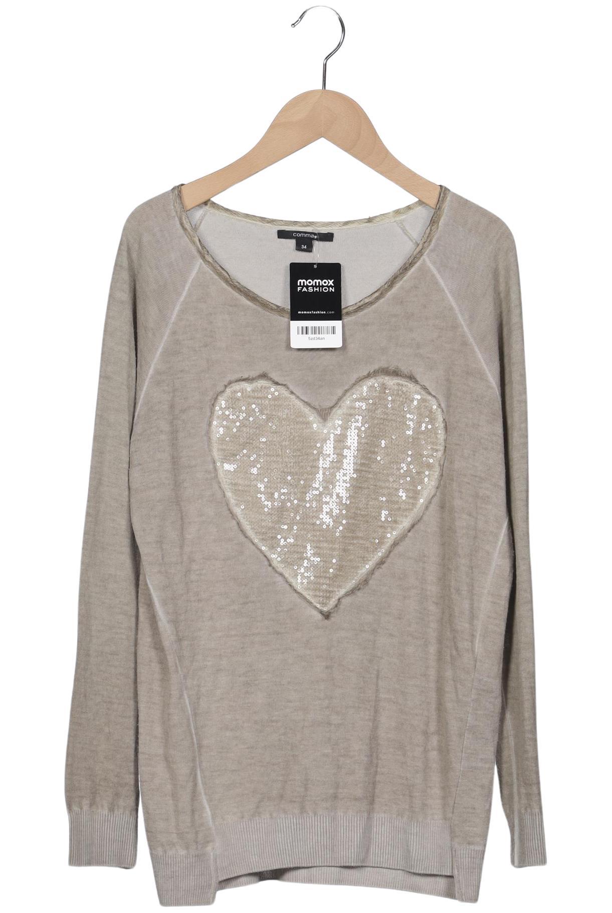

Comma Damen Pullover, beige, Gr. 34