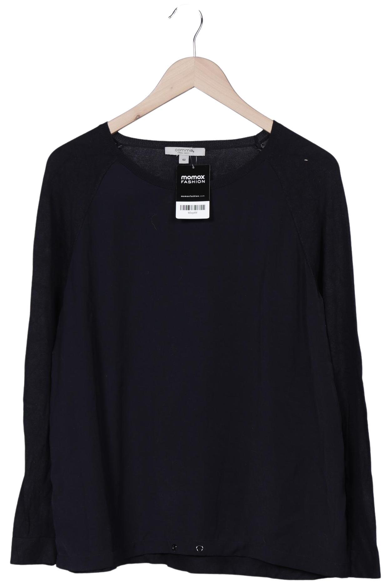 

Comma Damen Pullover, marineblau, Gr. 42