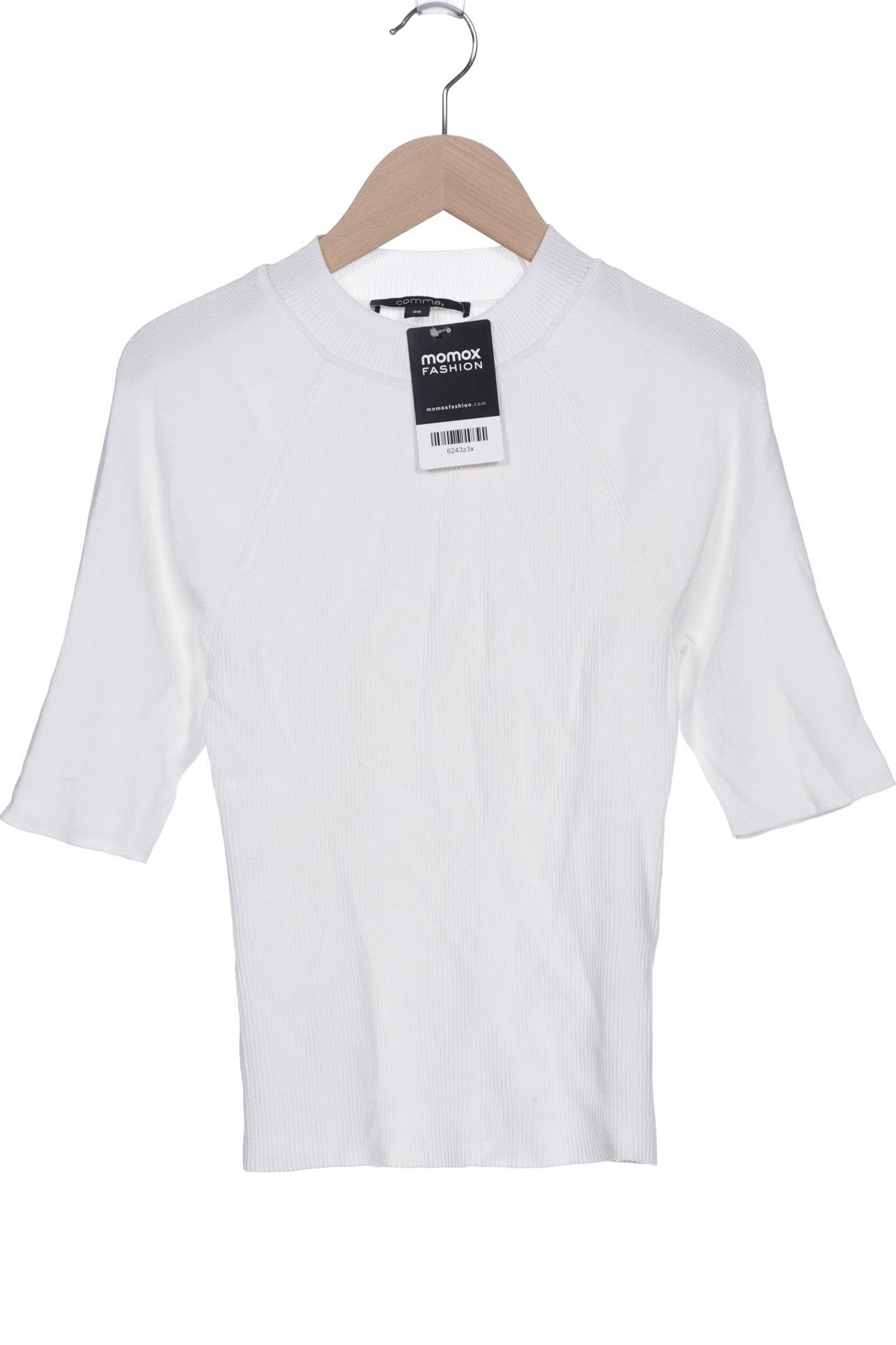 

Comma Damen Pullover, weiß