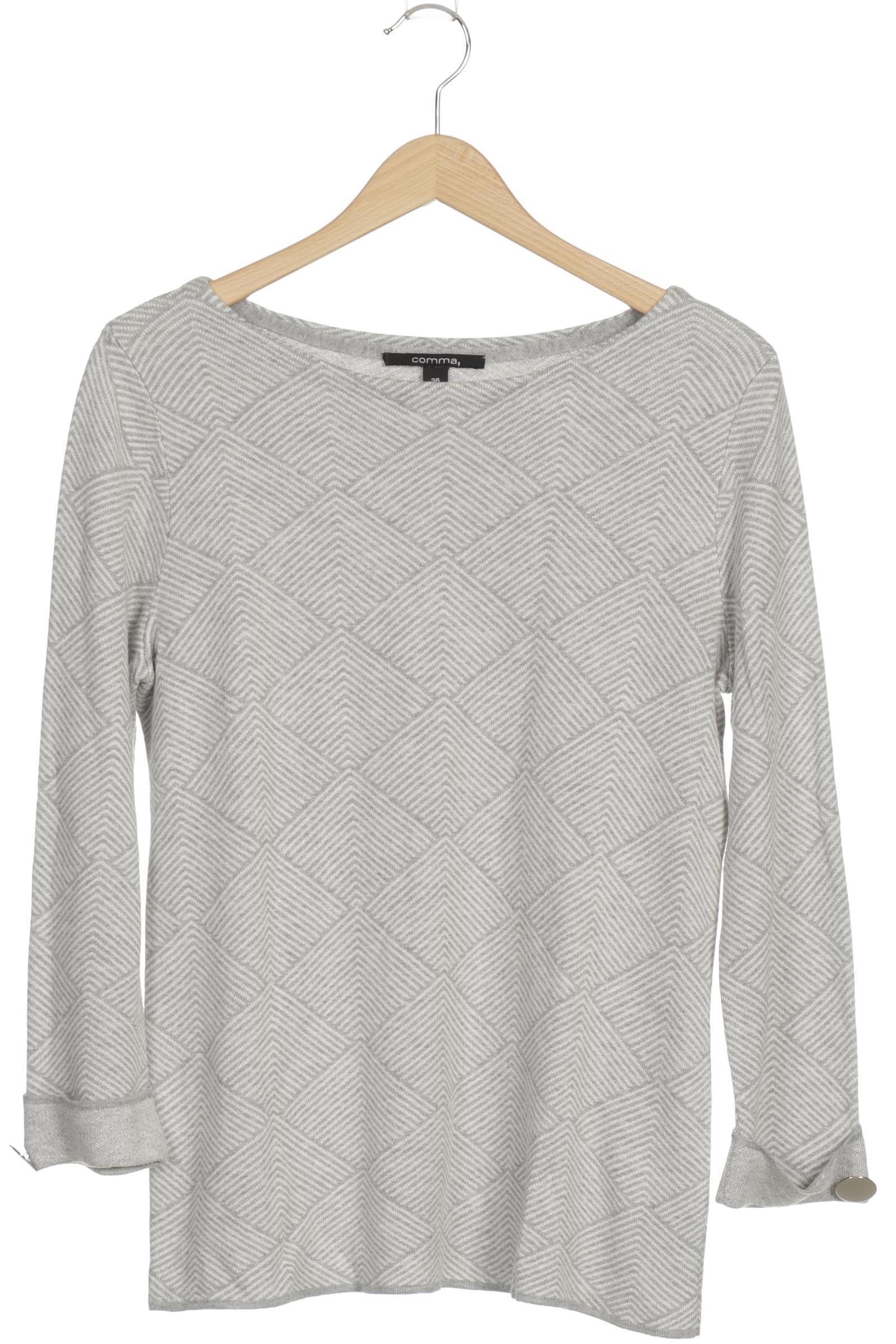 

Comma Damen Pullover, grau, Gr. 36