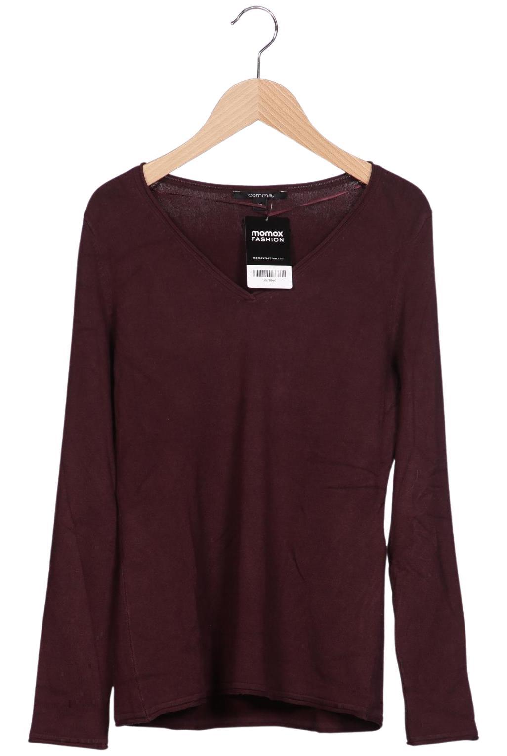 

Comma Damen Pullover, bordeaux, Gr. 36
