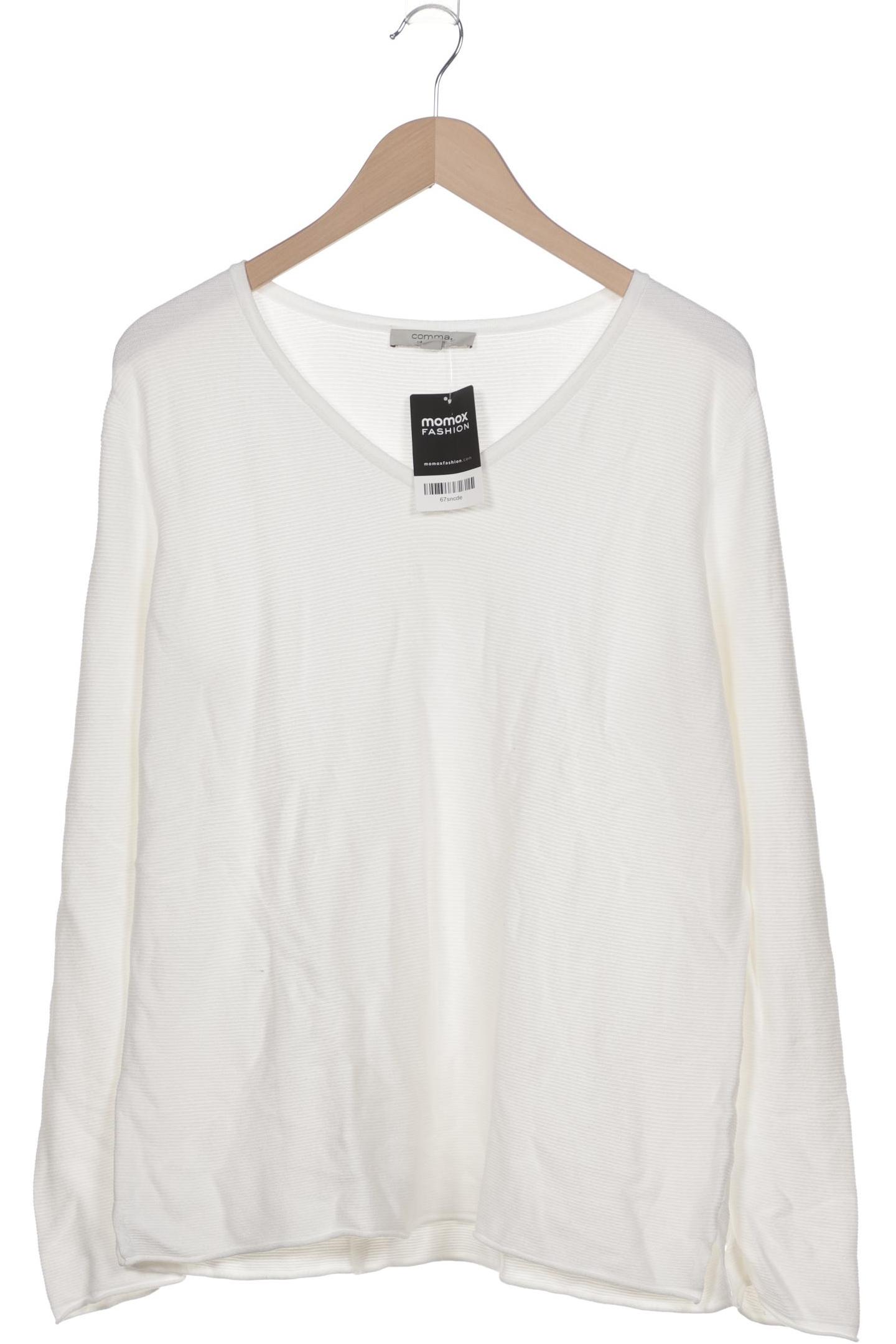 

Comma Damen Pullover, weiß, Gr. 42