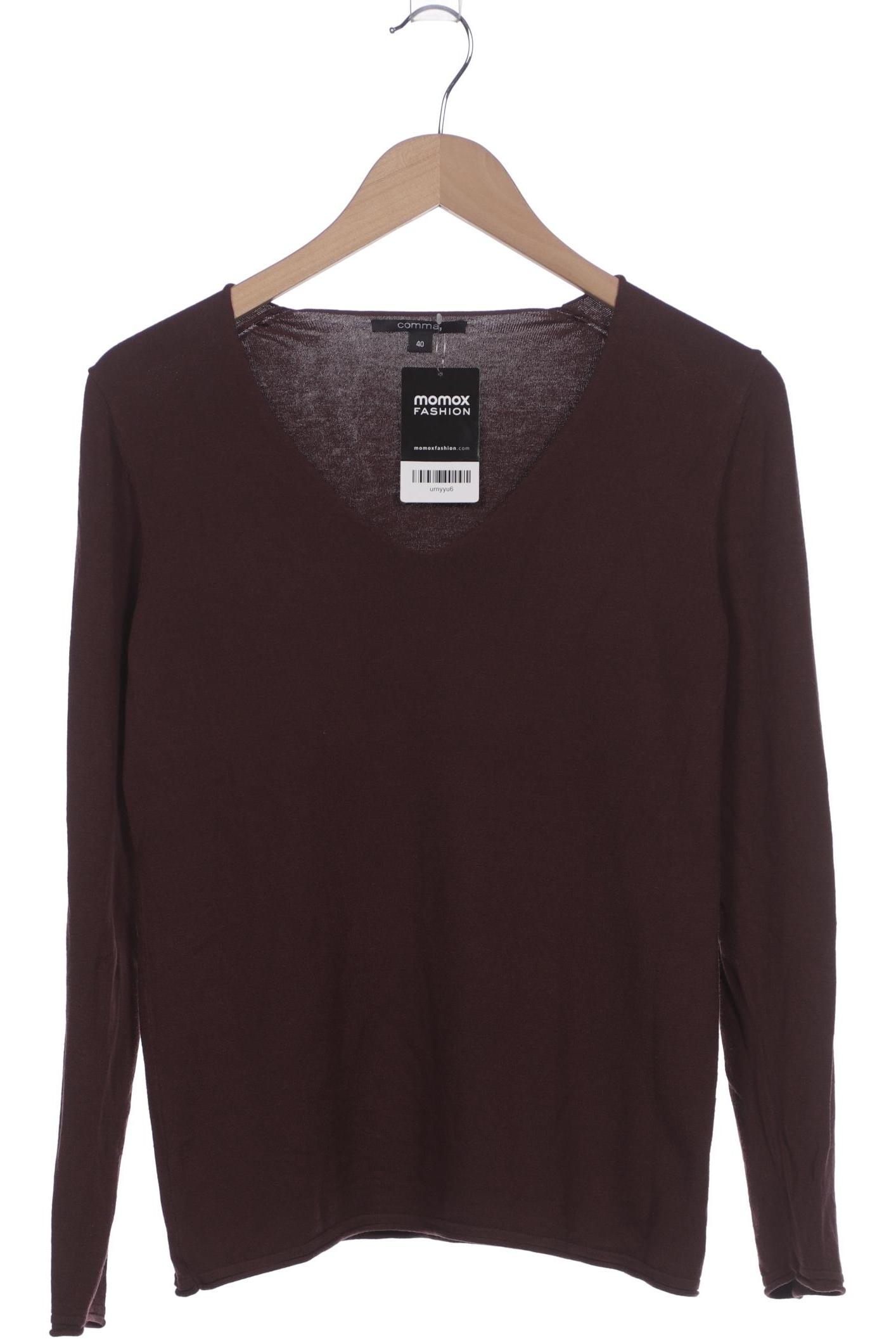

Comma Damen Pullover, bordeaux, Gr. 40