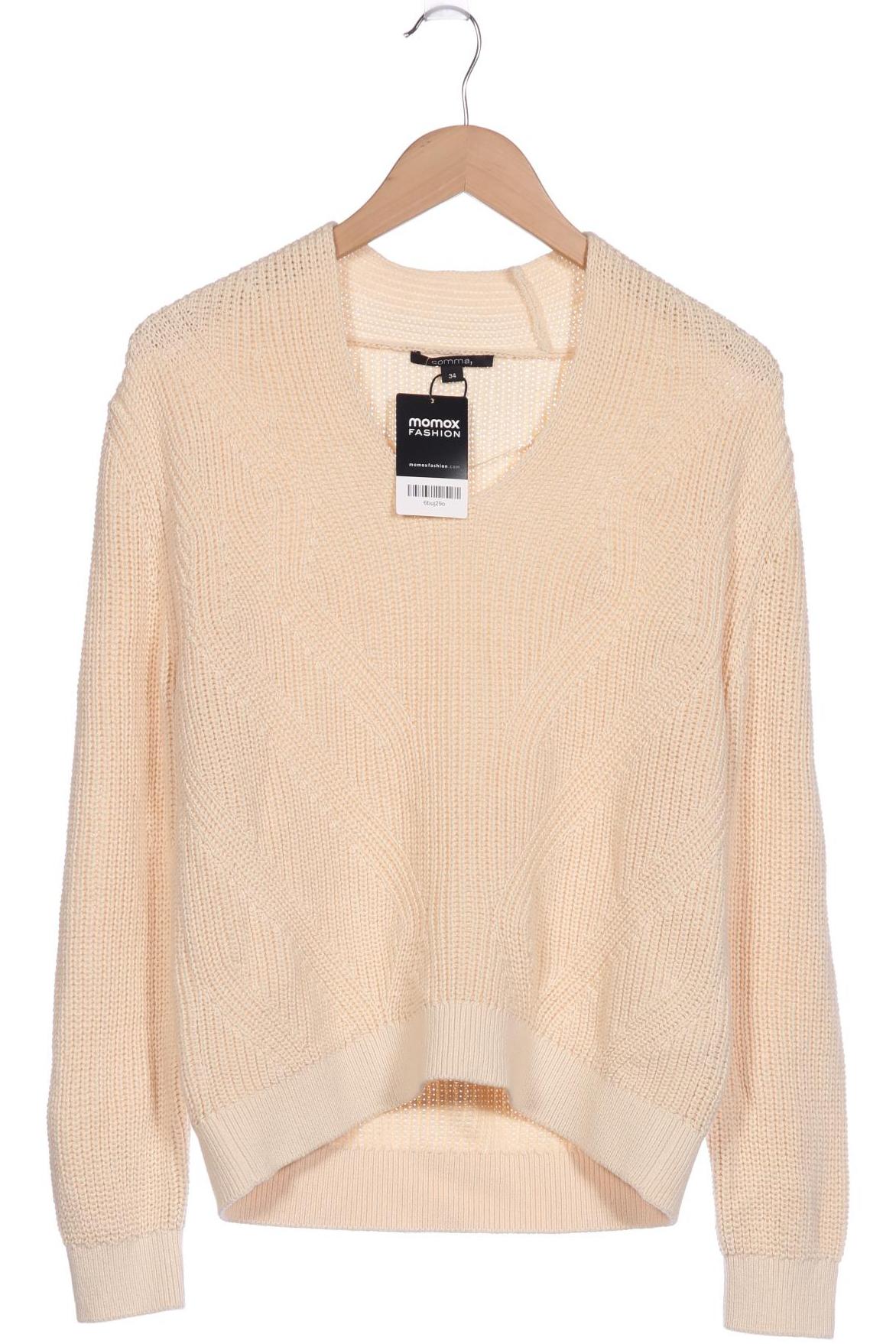 

Comma Damen Pullover, beige, Gr. 34