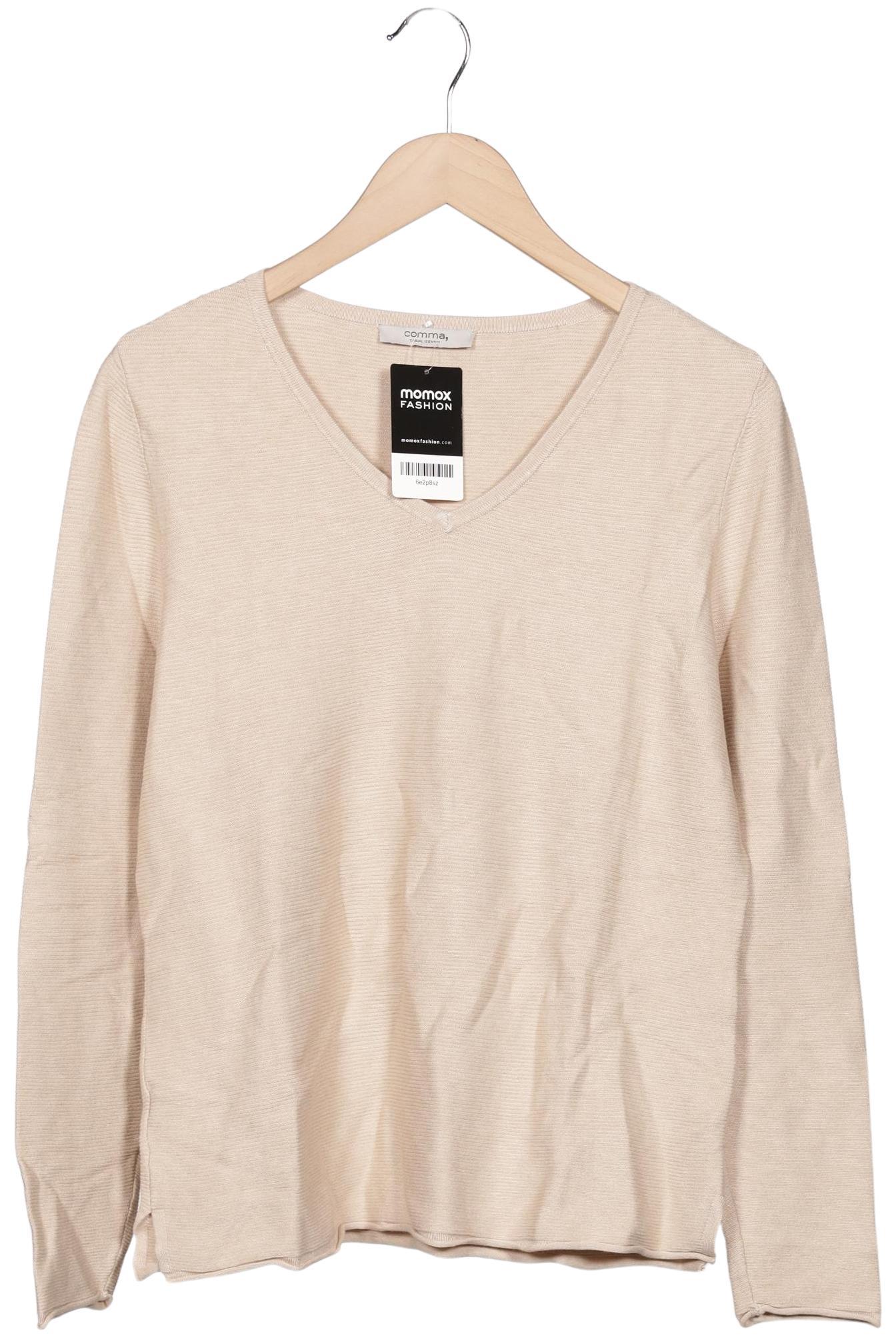 

Comma Damen Pullover, beige, Gr. 42