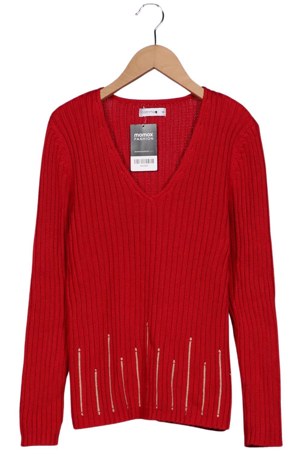 

Comma Damen Pullover, rot, Gr. 38