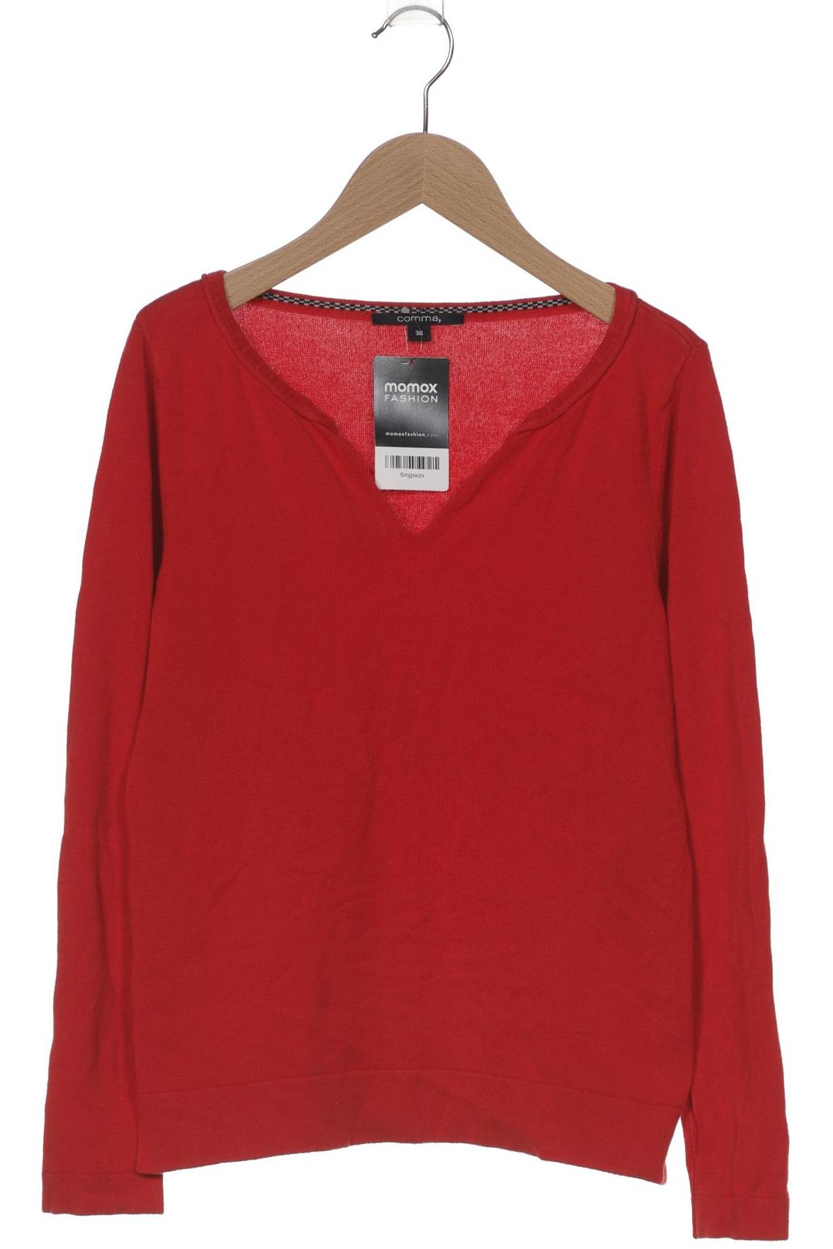 

Comma Damen Pullover, rot, Gr. 36
