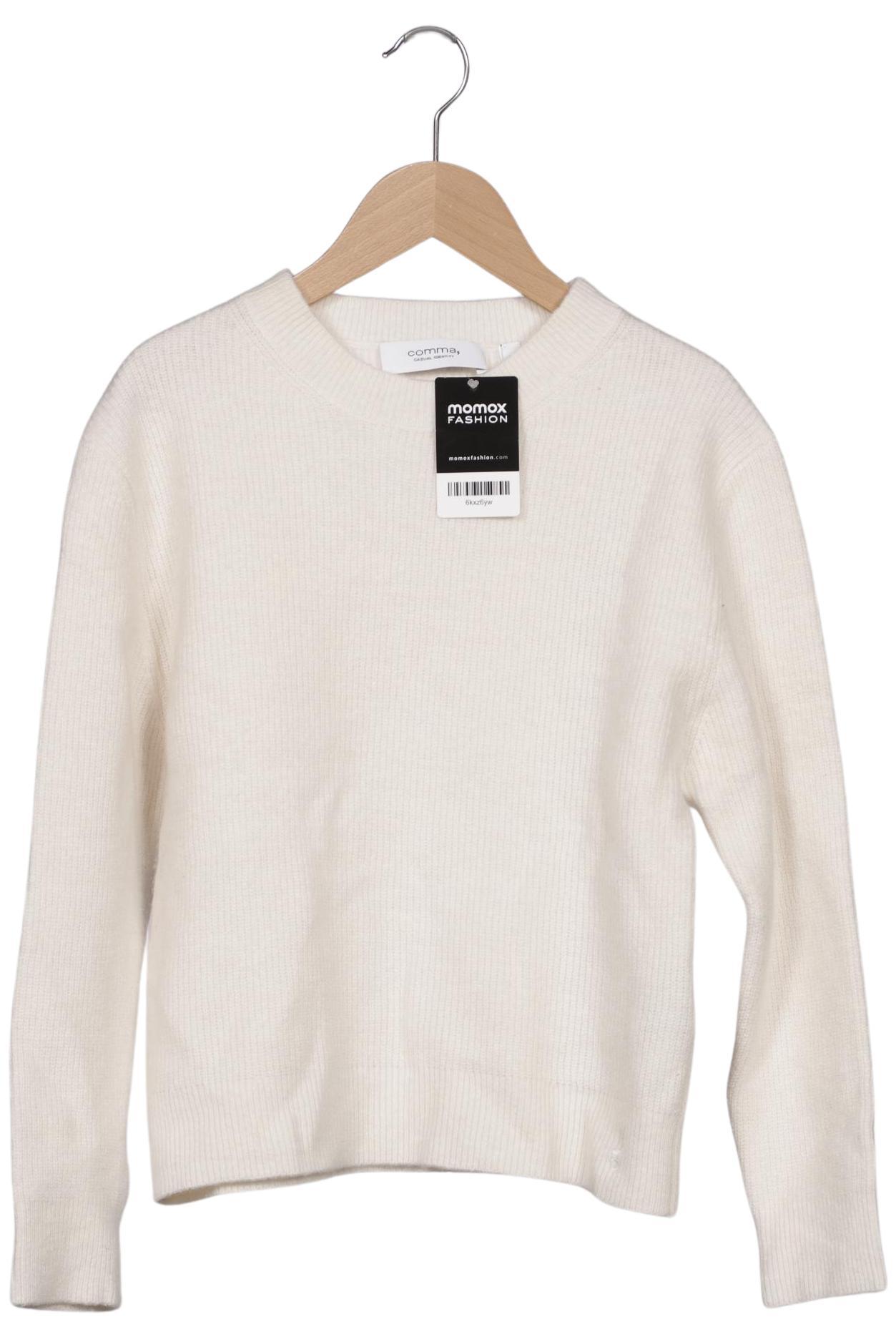 

Comma Damen Pullover, cremeweiß, Gr. 36