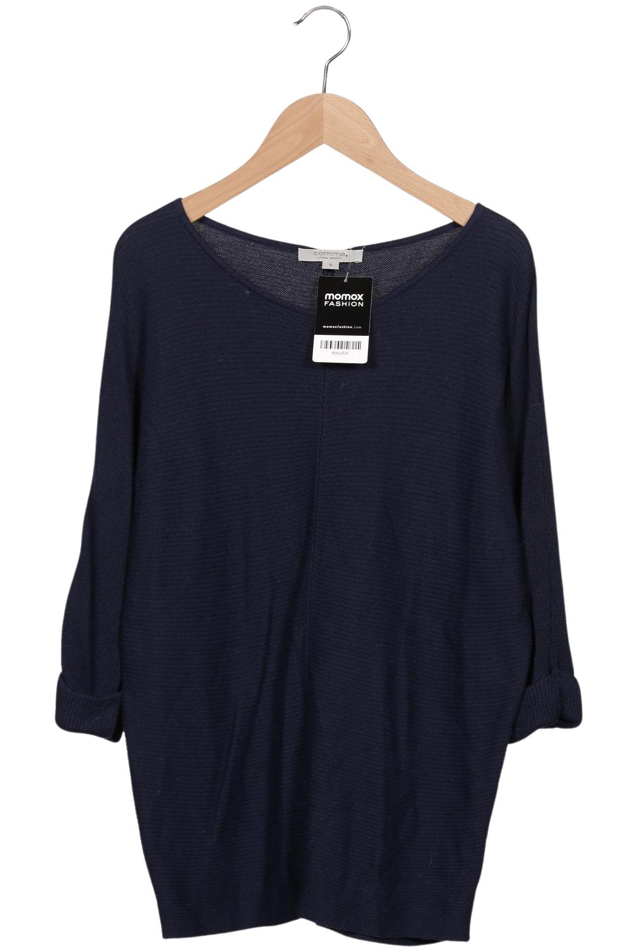 

Comma Damen Pullover, marineblau, Gr. 36