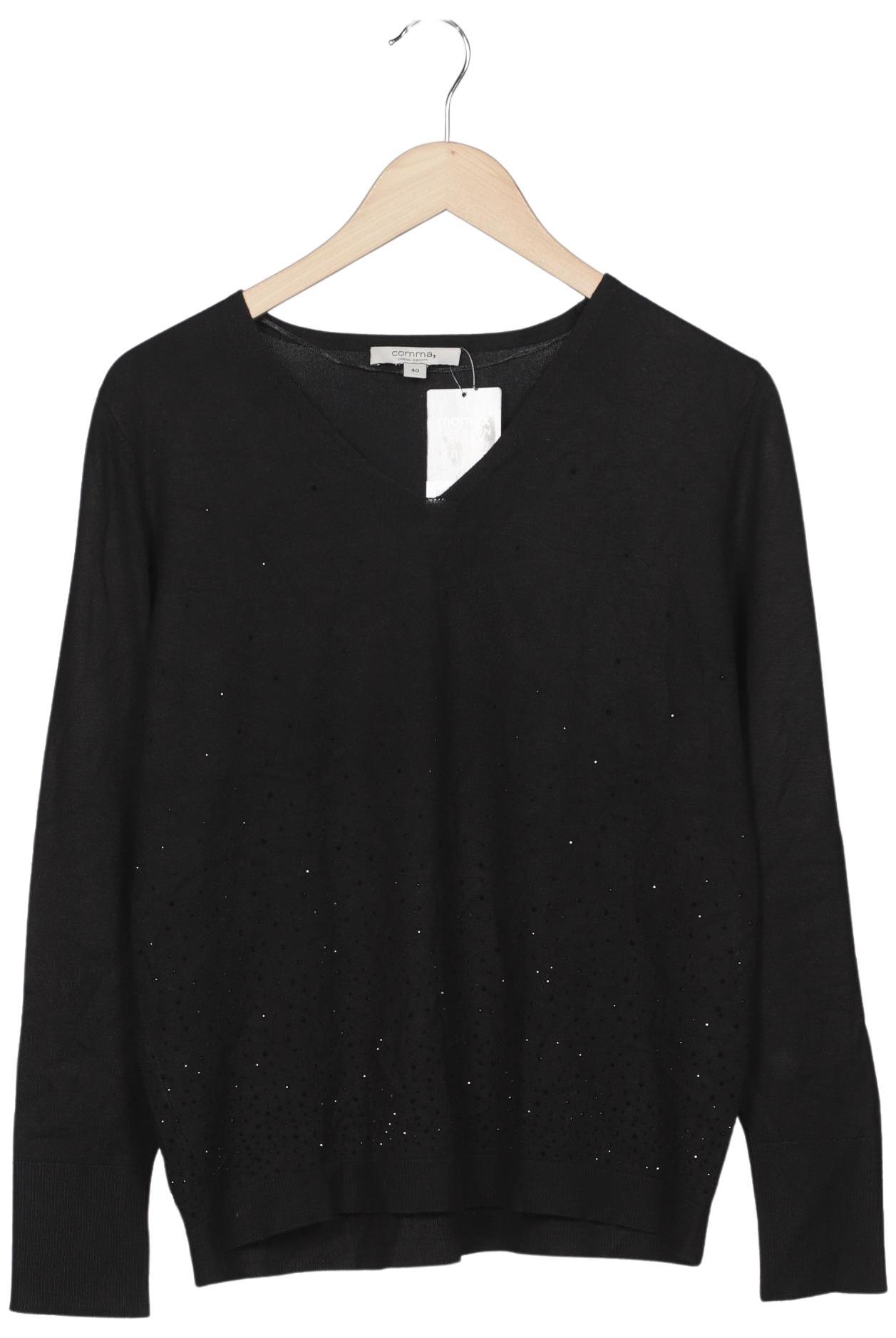 

Comma Damen Pullover, schwarz, Gr. 40
