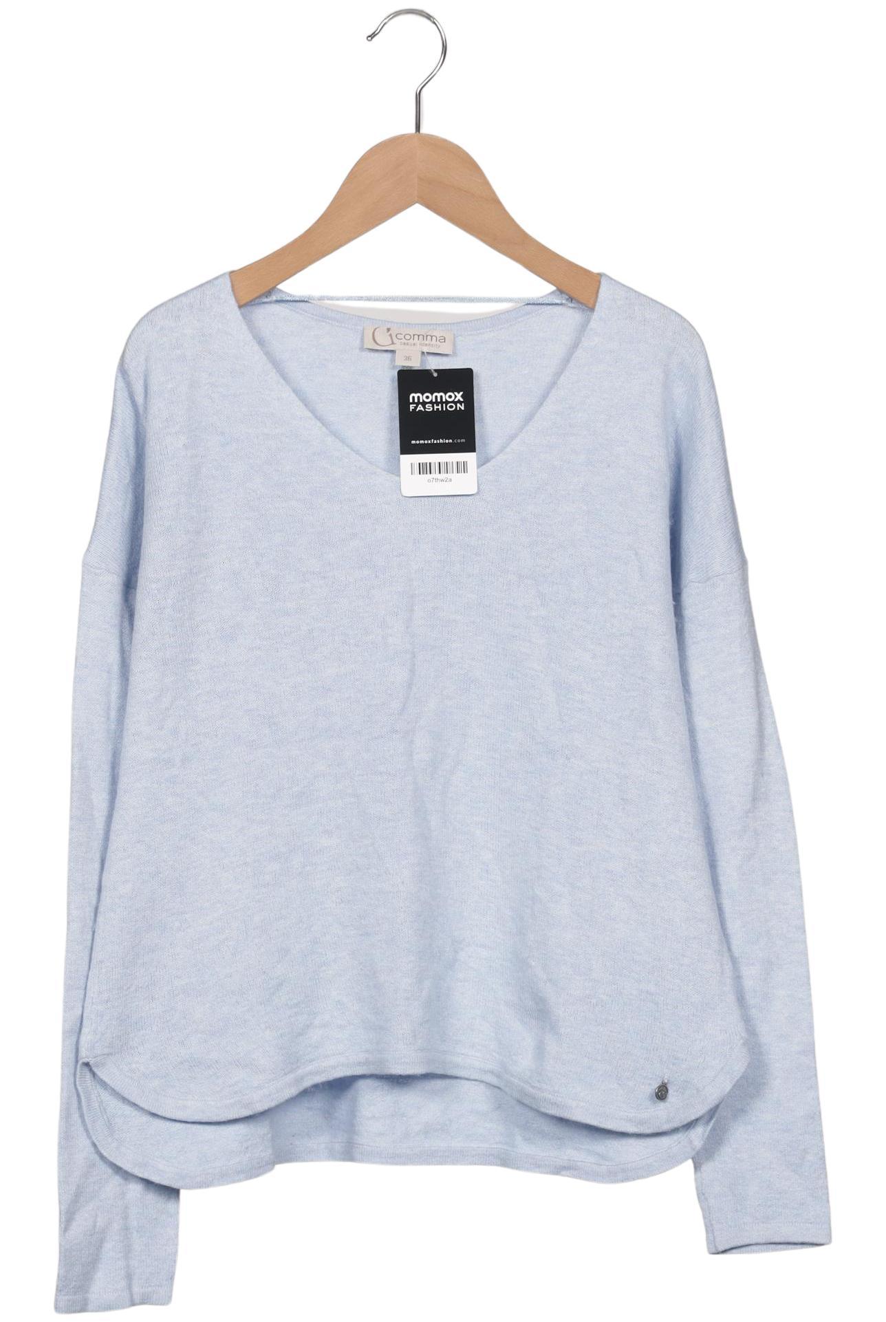 

Comma Damen Pullover, hellblau, Gr. 36