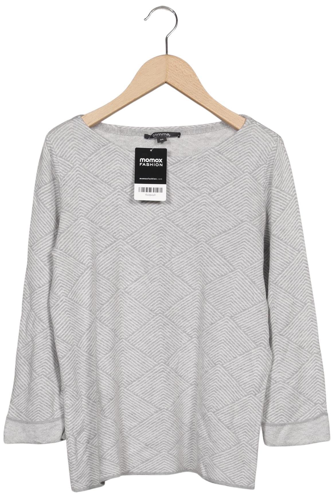 

Comma Damen Pullover, grau, Gr. 34